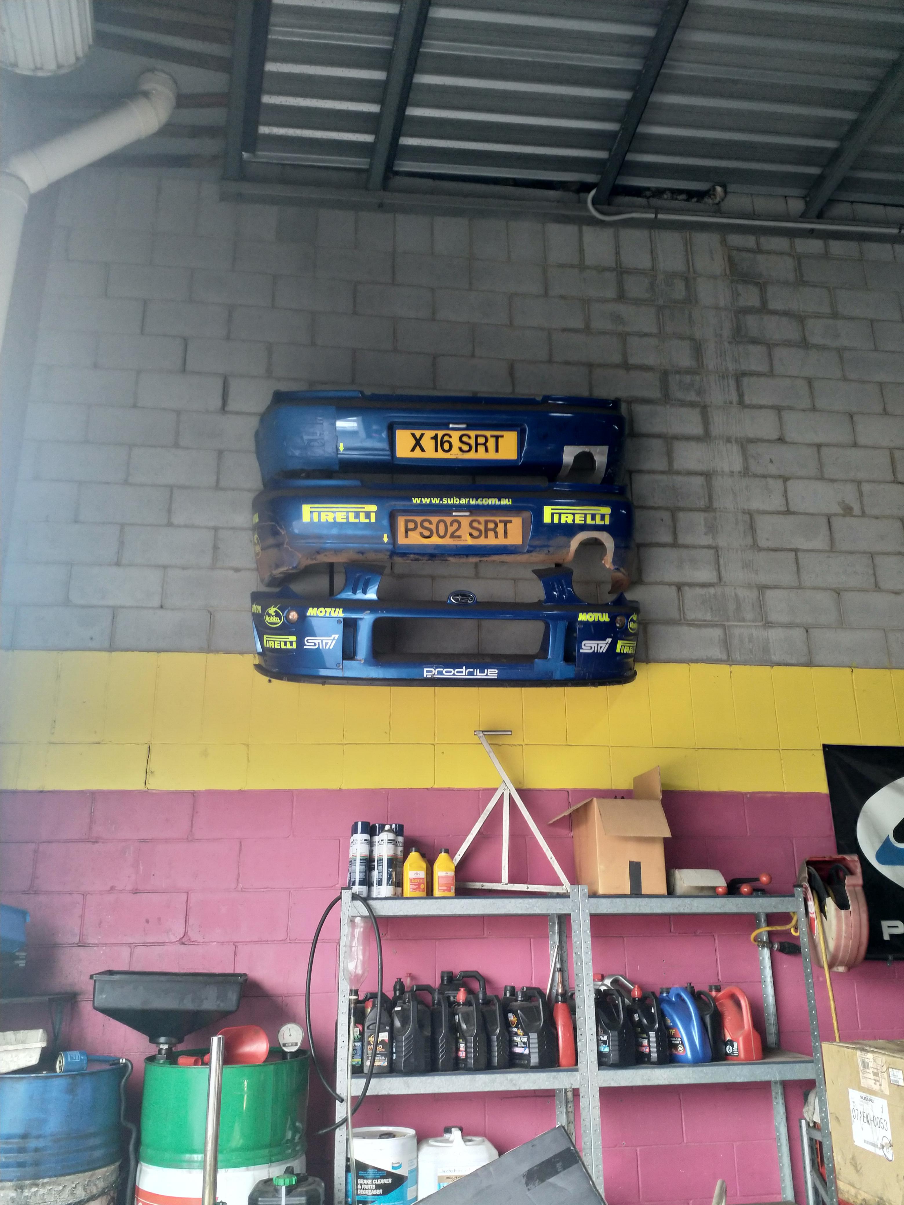 Local Subaru mechanic, signed Subaru WRC Australia. r/subaru