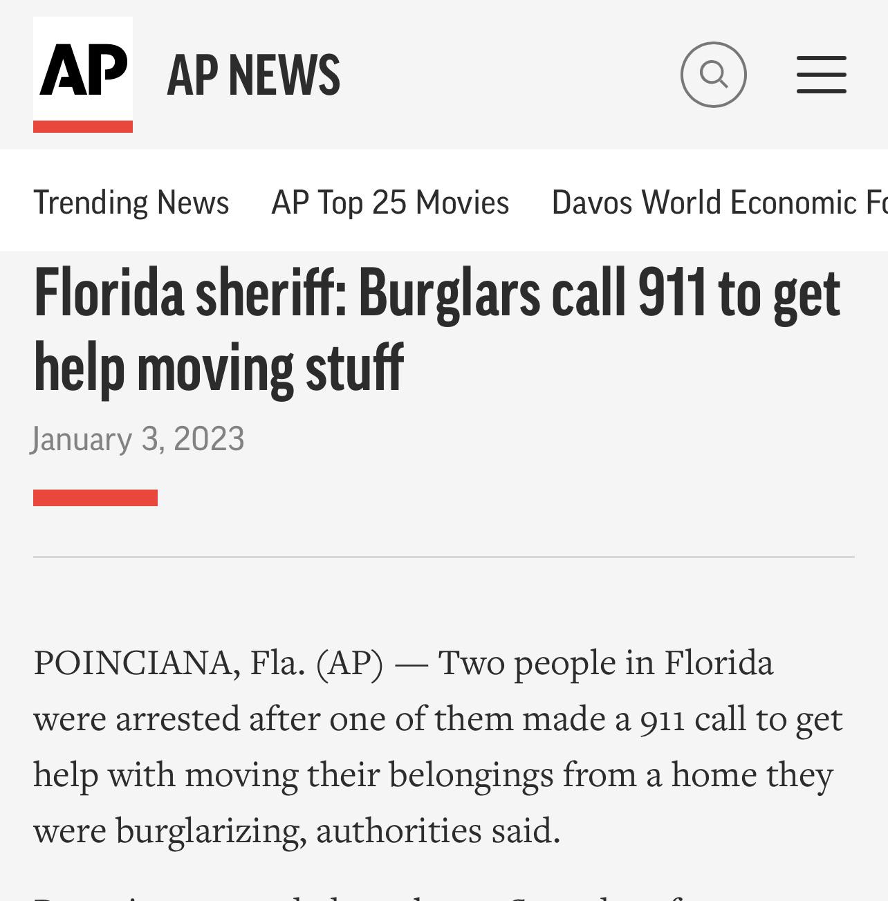 It’s not every day there’s a one of a kind headline, but “Florida
