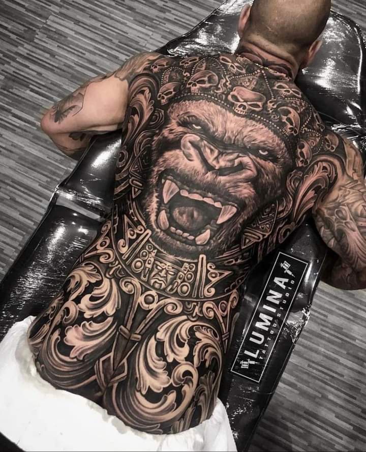 Absolutely Insane Back Piece Done By © Dodepras Lumina. : R/Best_Tattoos 889_x_720_jpg