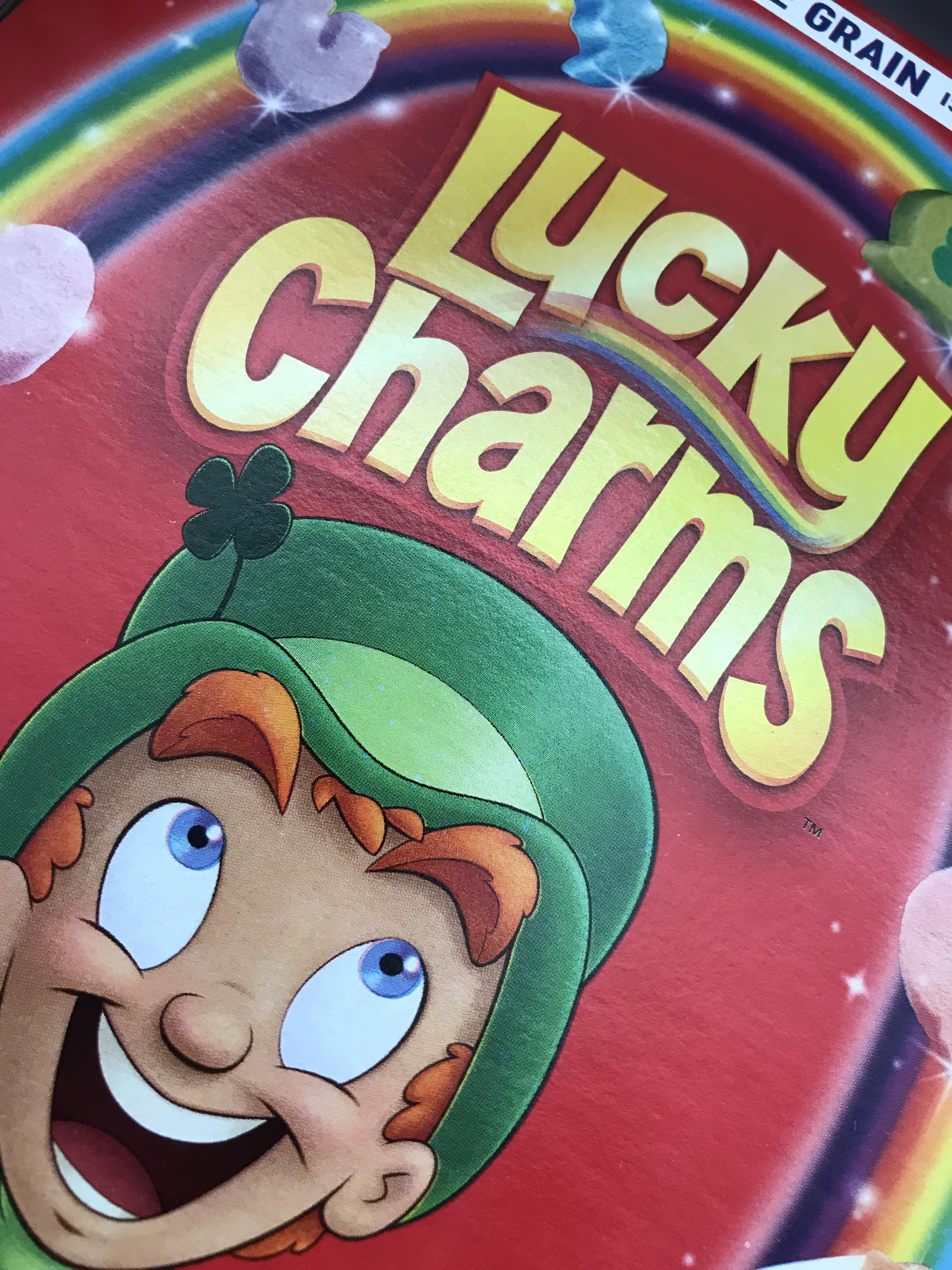Lucky Charms guy’s eyes are just CDs r/mildlyinteresting