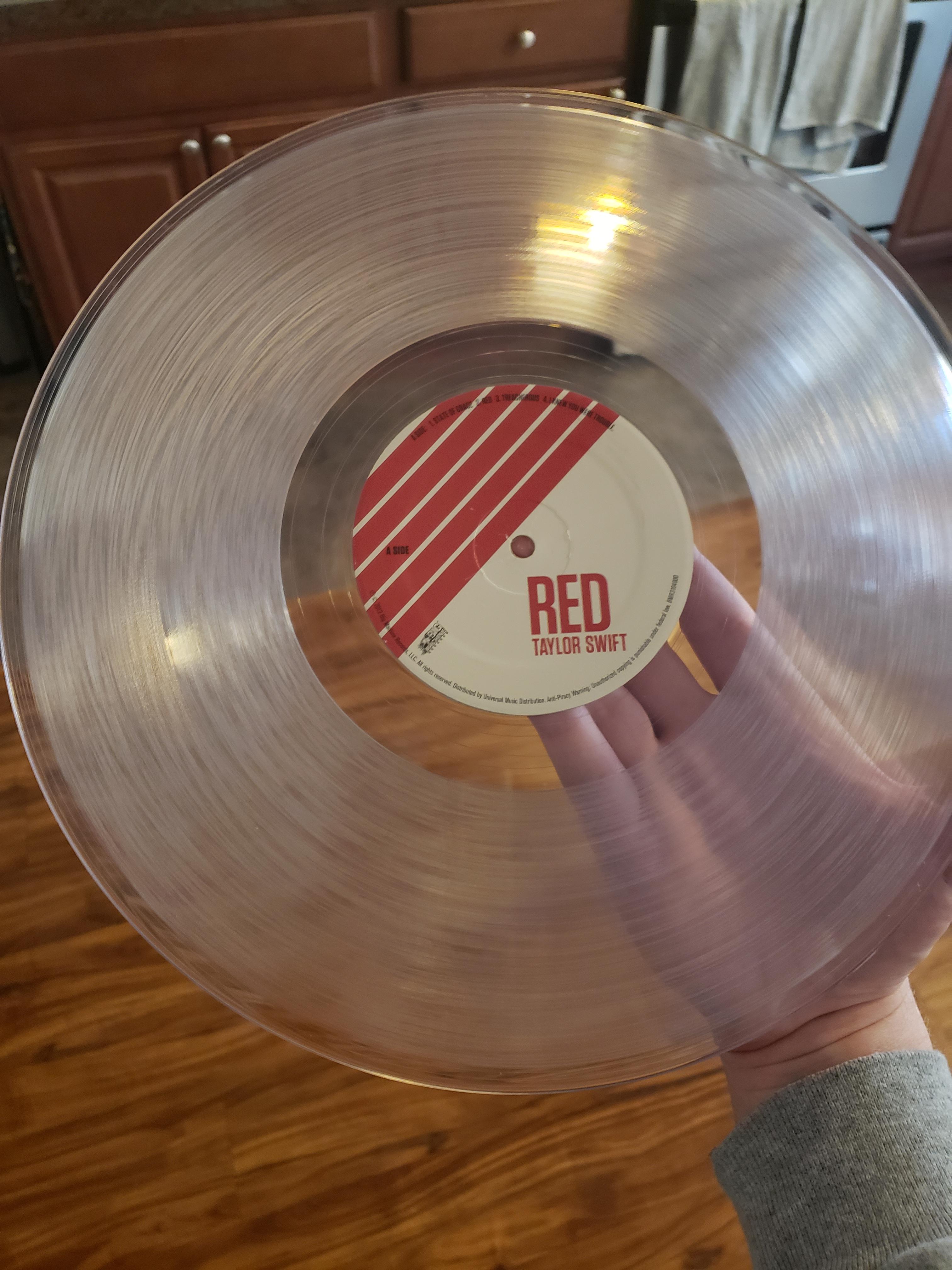 Anybody else spinning the clear Red vinyl? r/TaylorSwift