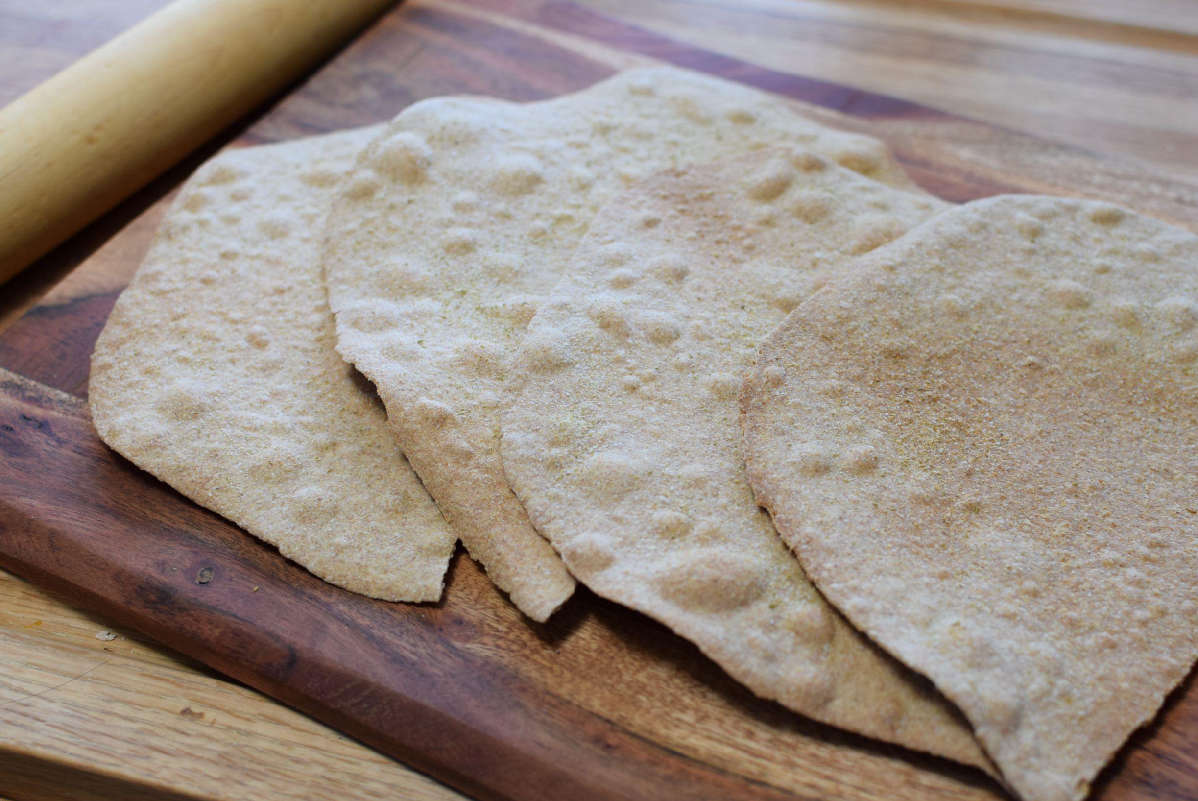Week 16 Crispy Crunchy Lavash/Lavosh crackers (whole wheat, rosemary