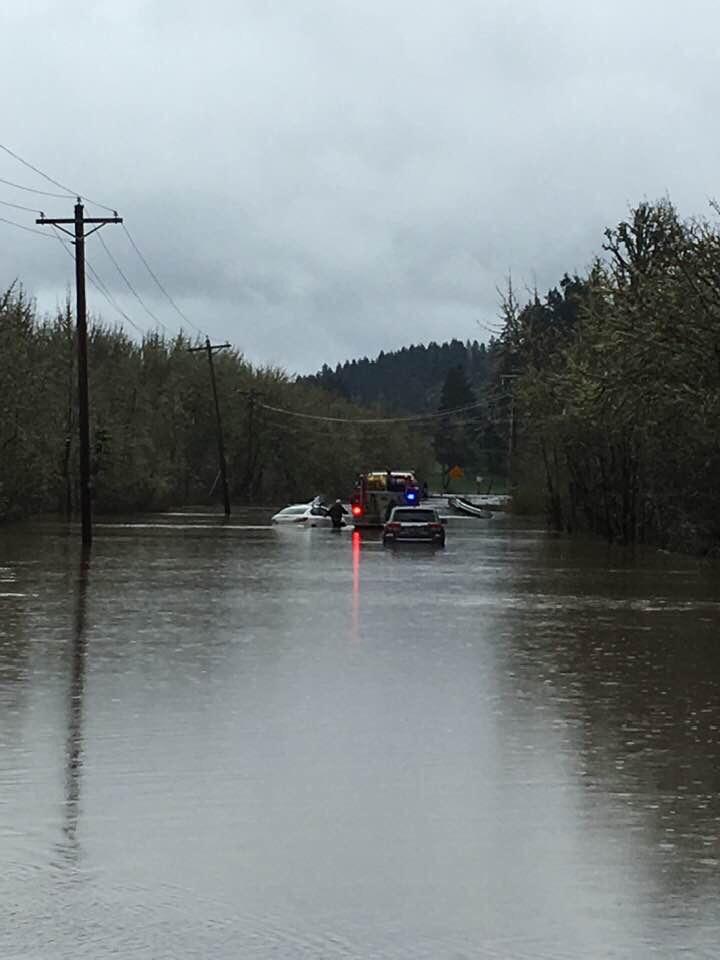 Flooding on Petzold Rd. (by Crow Rd.) r/Eugene