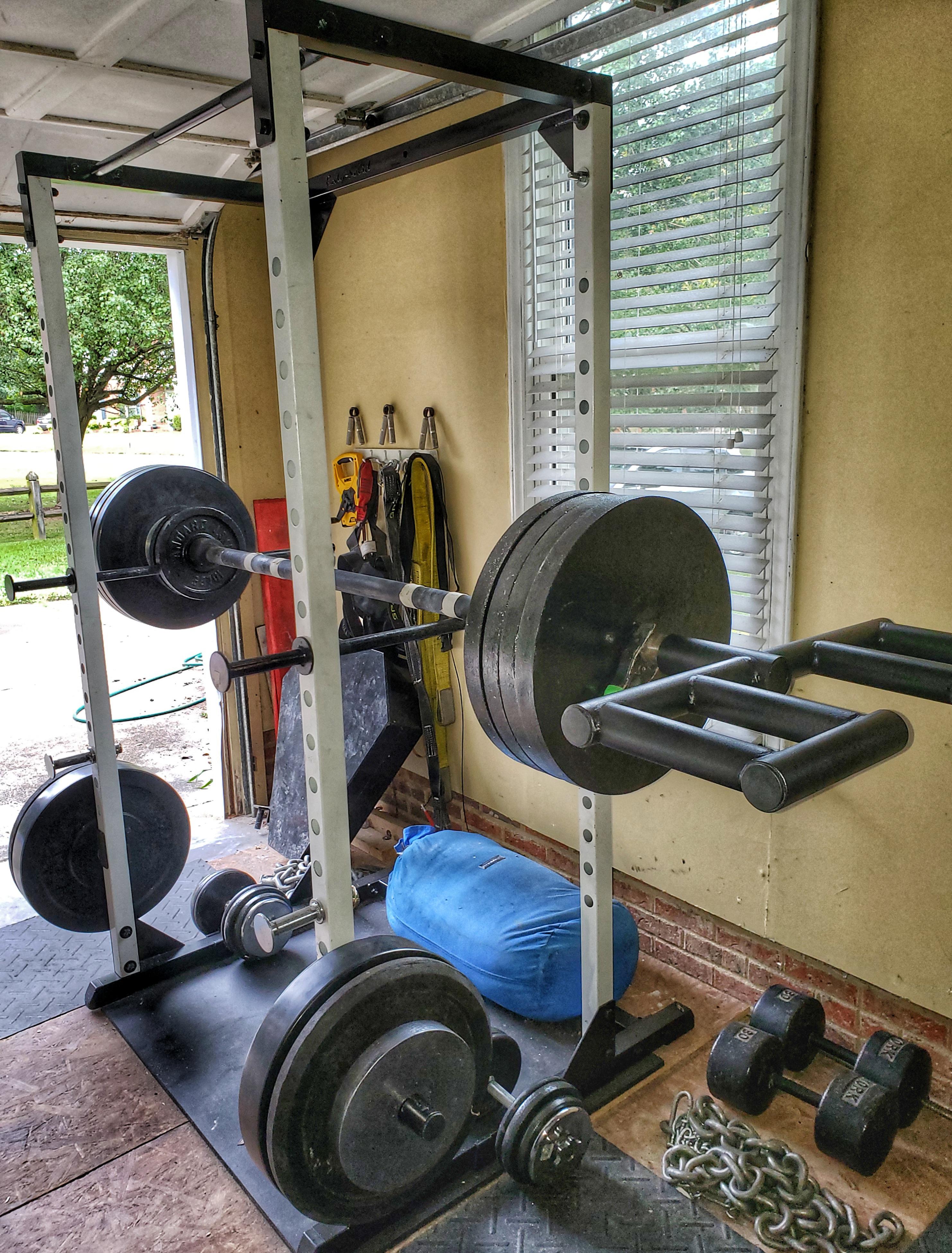 Titan Viking Press Handle Arrived / NonLandmine Setup r/homegym