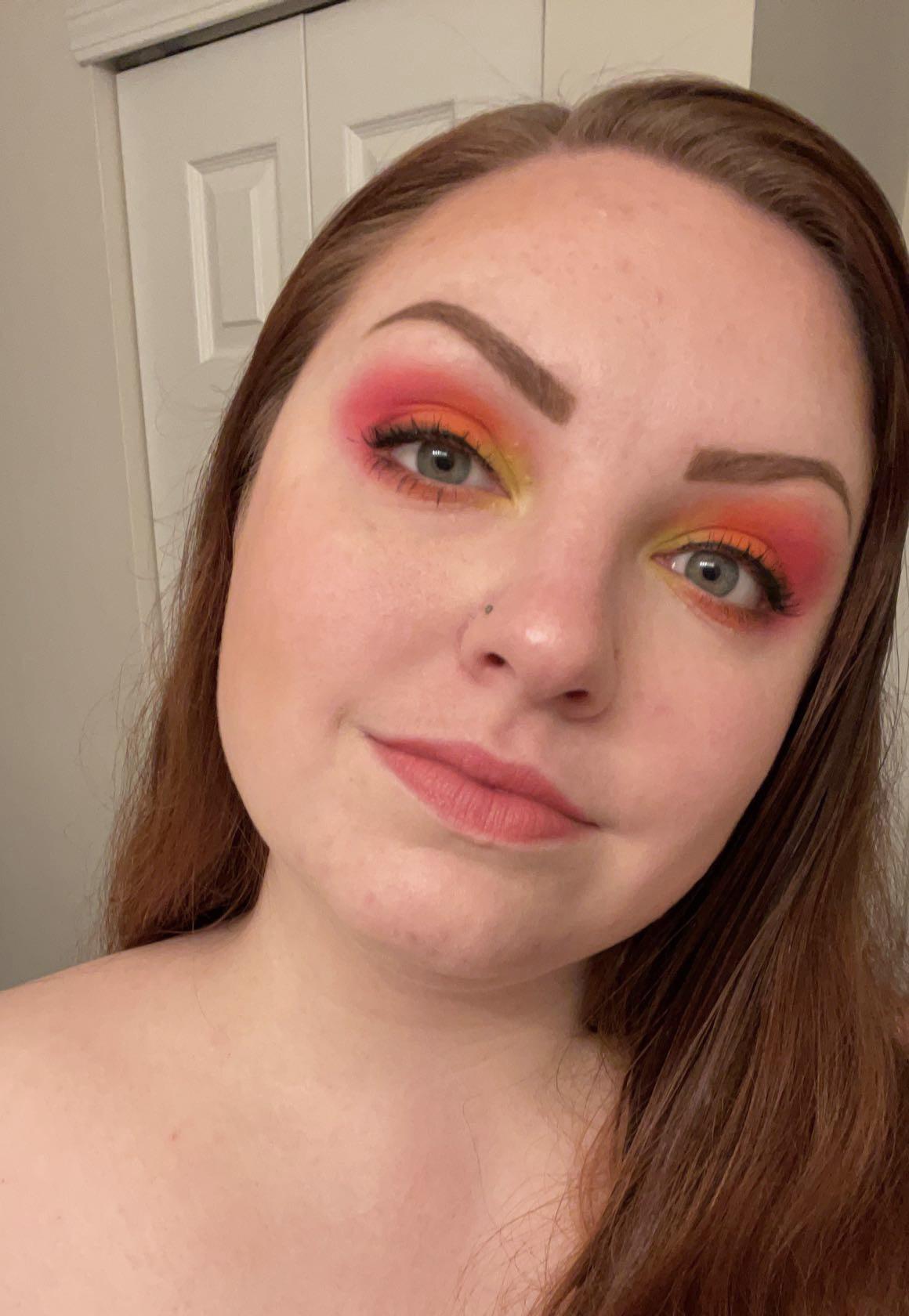 Makeup look from summer solstice. I’m trying to experiment with new