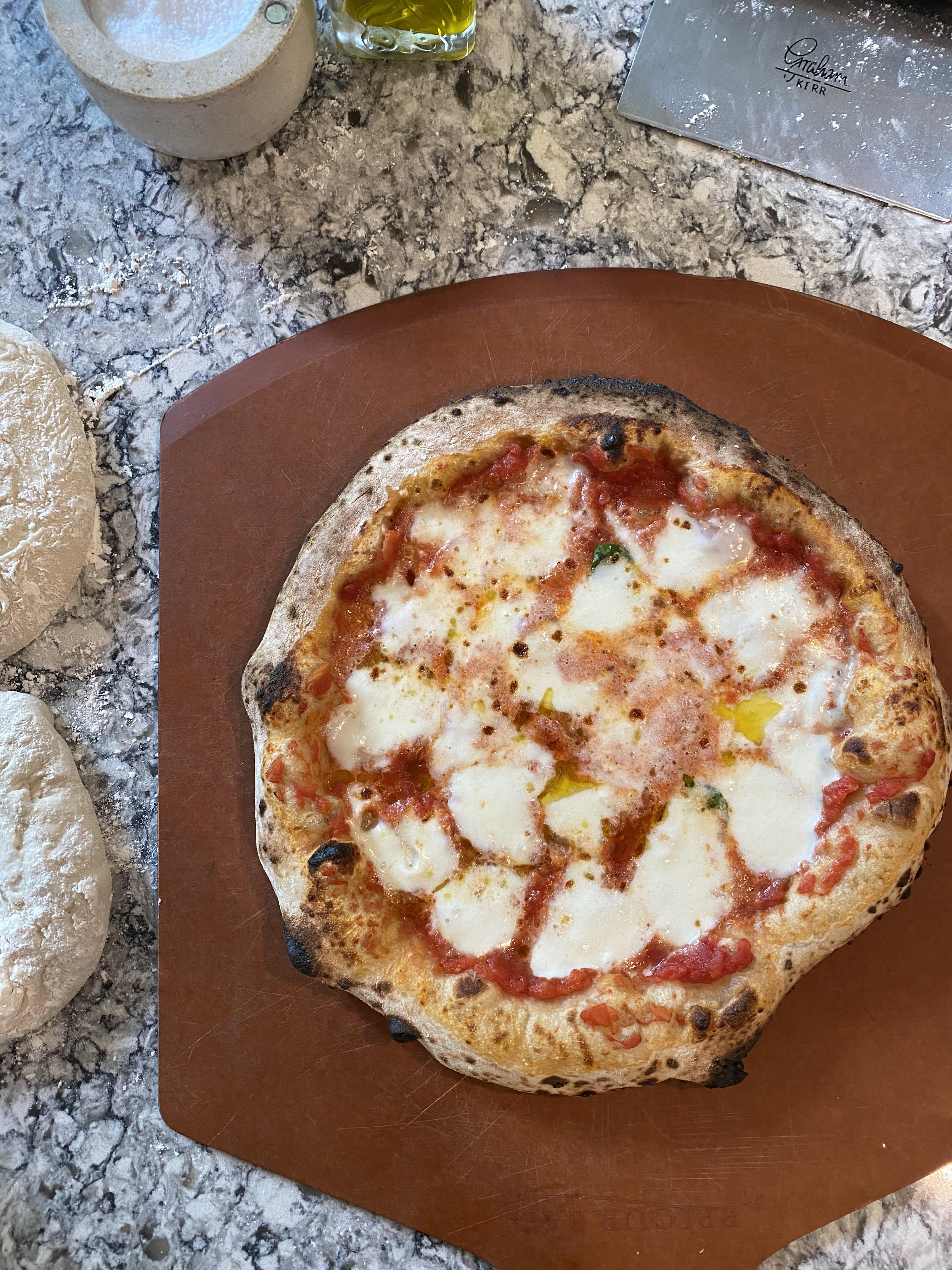 Margherita from the Roccbox r/Pizza