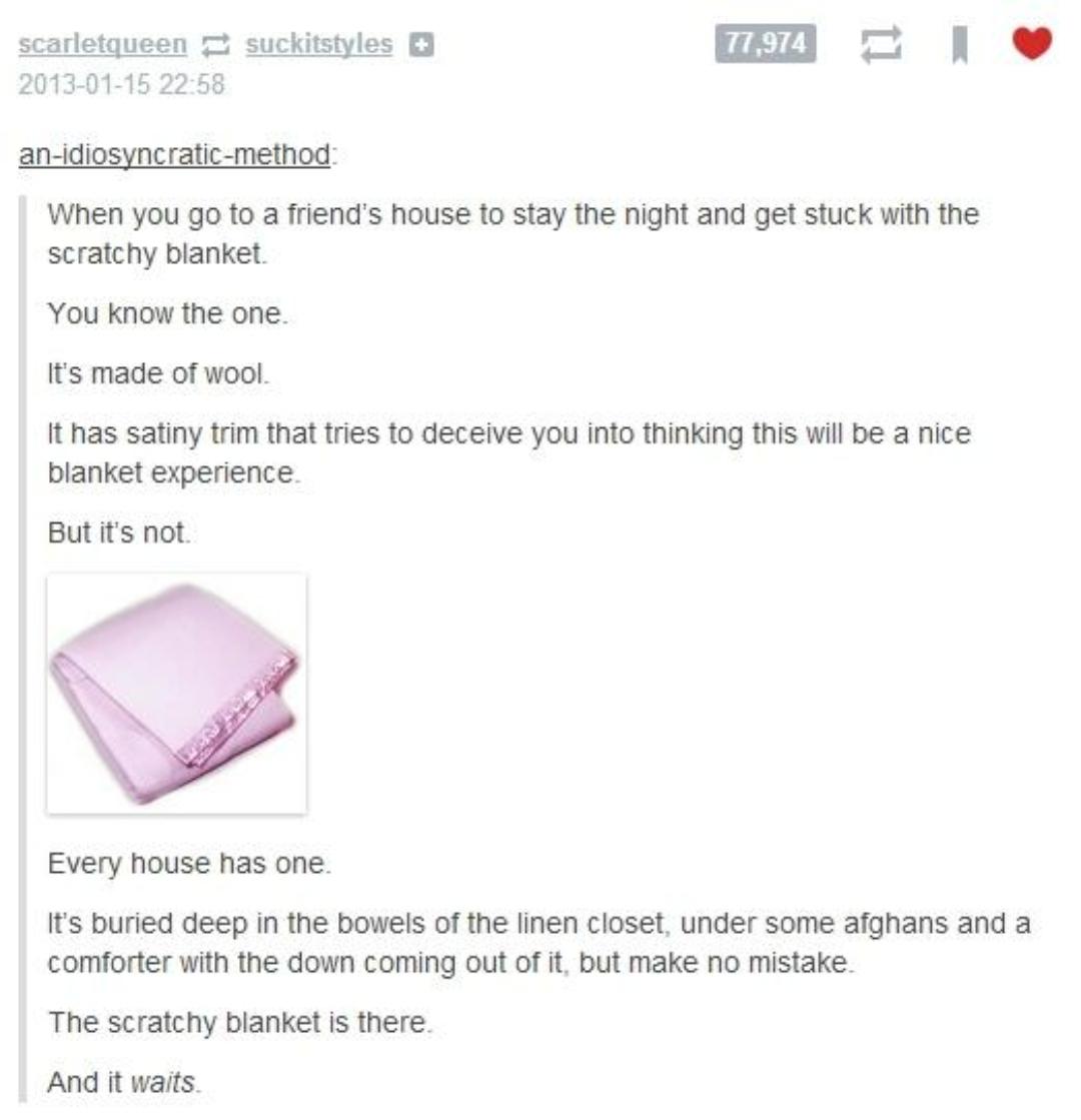 That Blanket r/tumblr