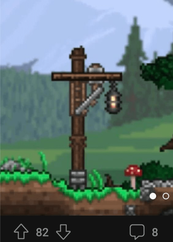 A simple hellevator design ] TerrariaDesign