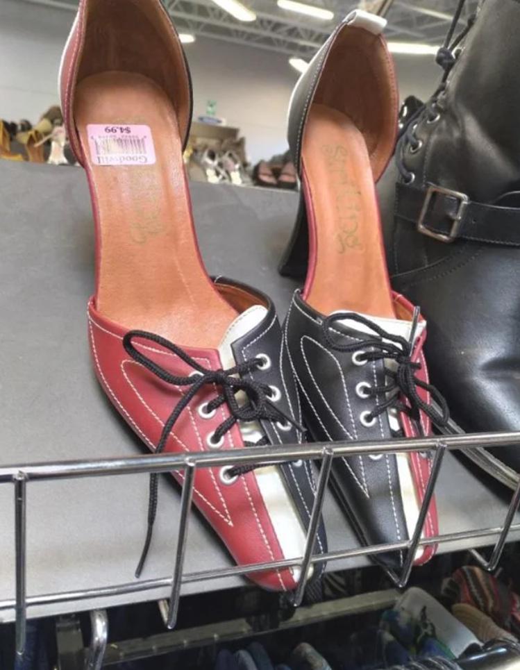 Bowling shoe heel day look r/ATBGE