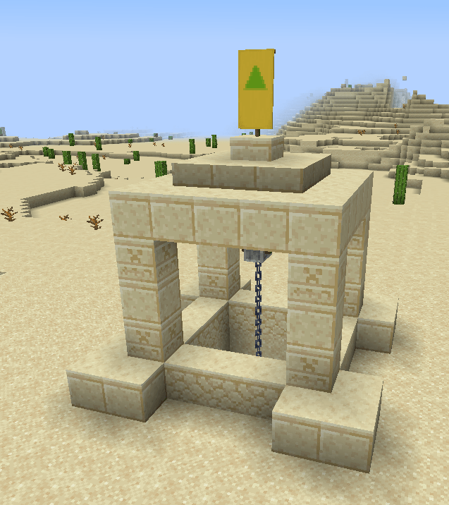 Just a nice desert well I made. r/Minecraft
