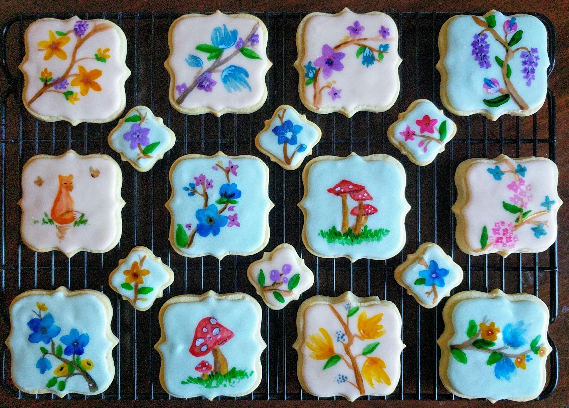 My first time painting sugar cookies definitely won't be the last