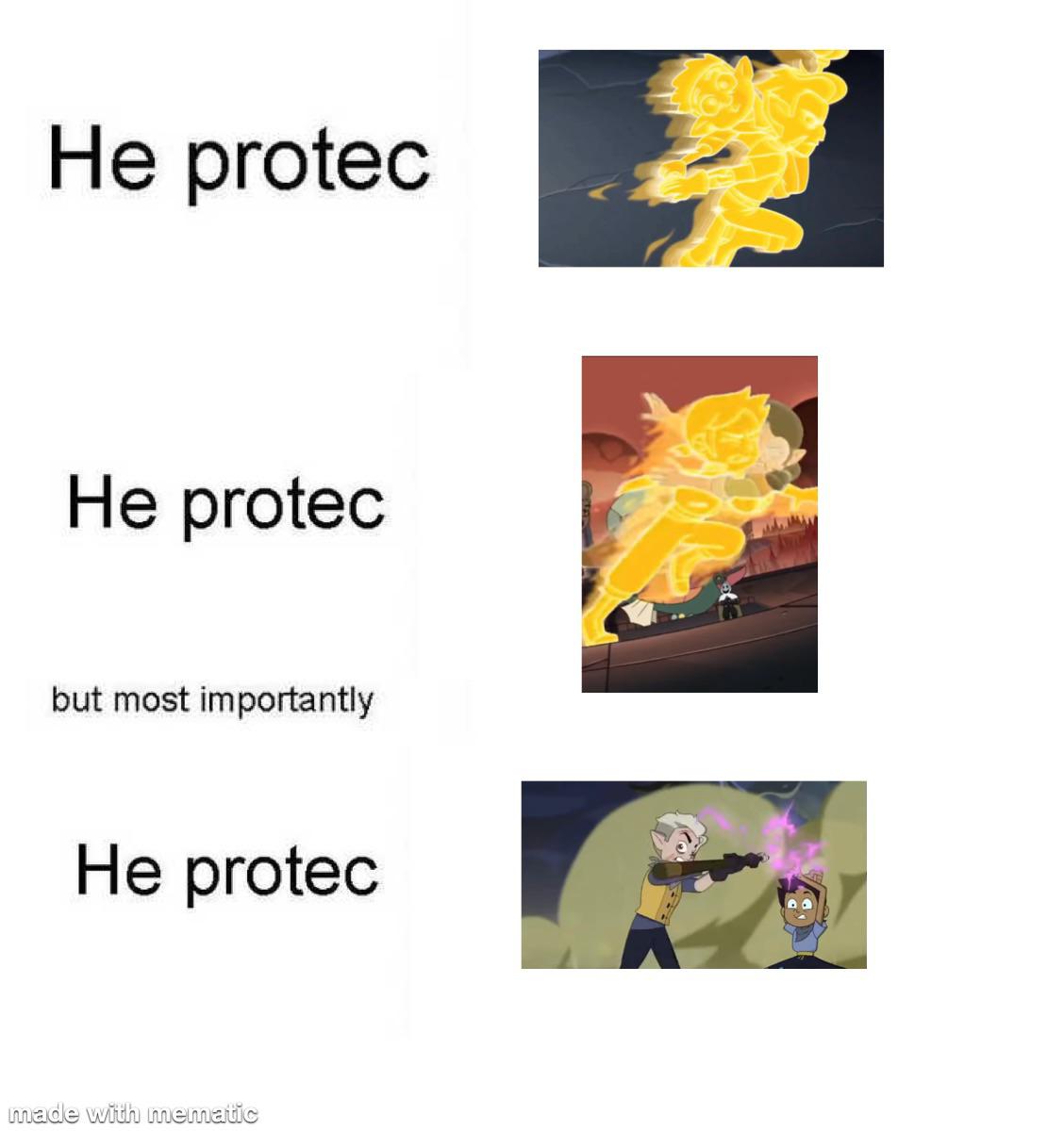 (Out of topic) why does he look like Naruto running? r/TheOwlHouse