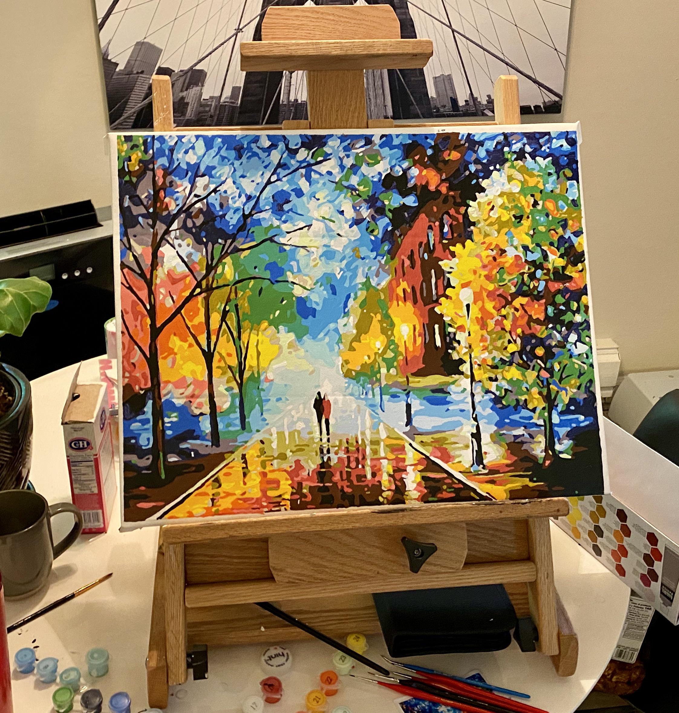 Just finished my 2nd PBN bought on amazon! paintbynumbers