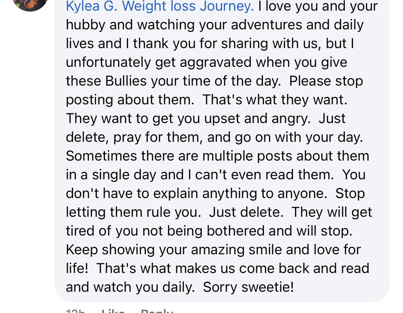 Dear Lady, the problem is she can’t stop coming here and reading Reddit