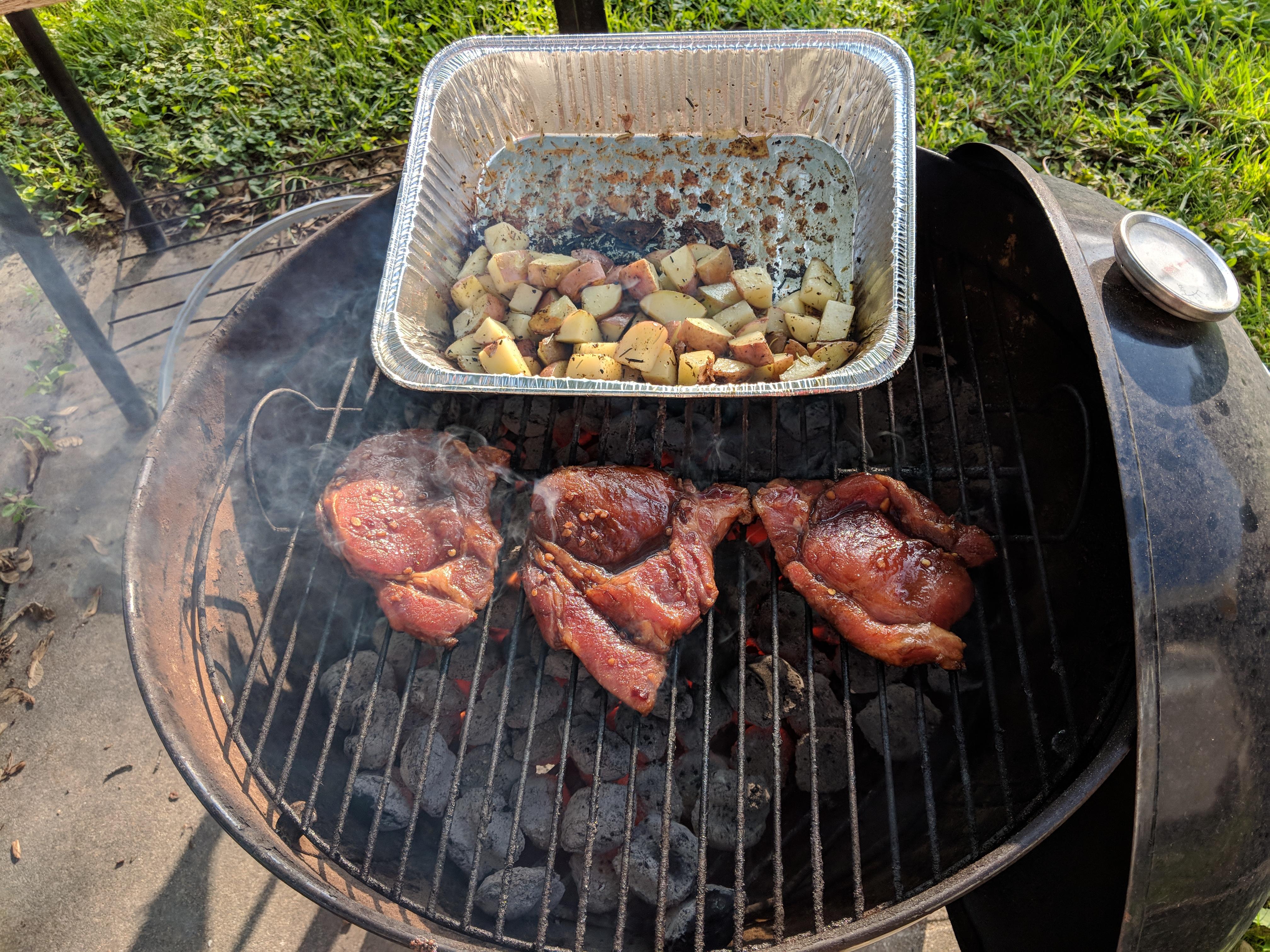 She takes longer to get ready for dinner, but when the POS gas grill