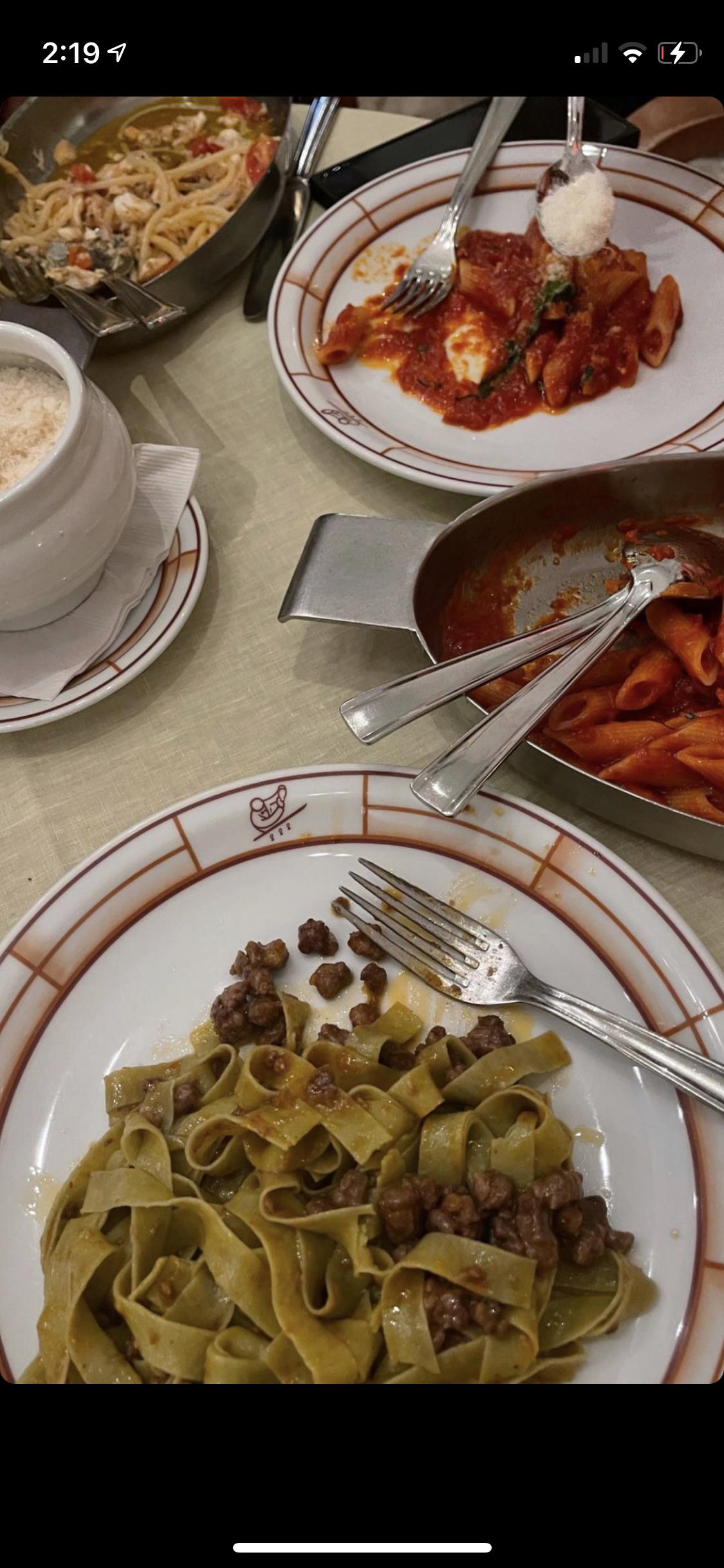 Pasta place in Manhattan with these plates… r/newyorkcity