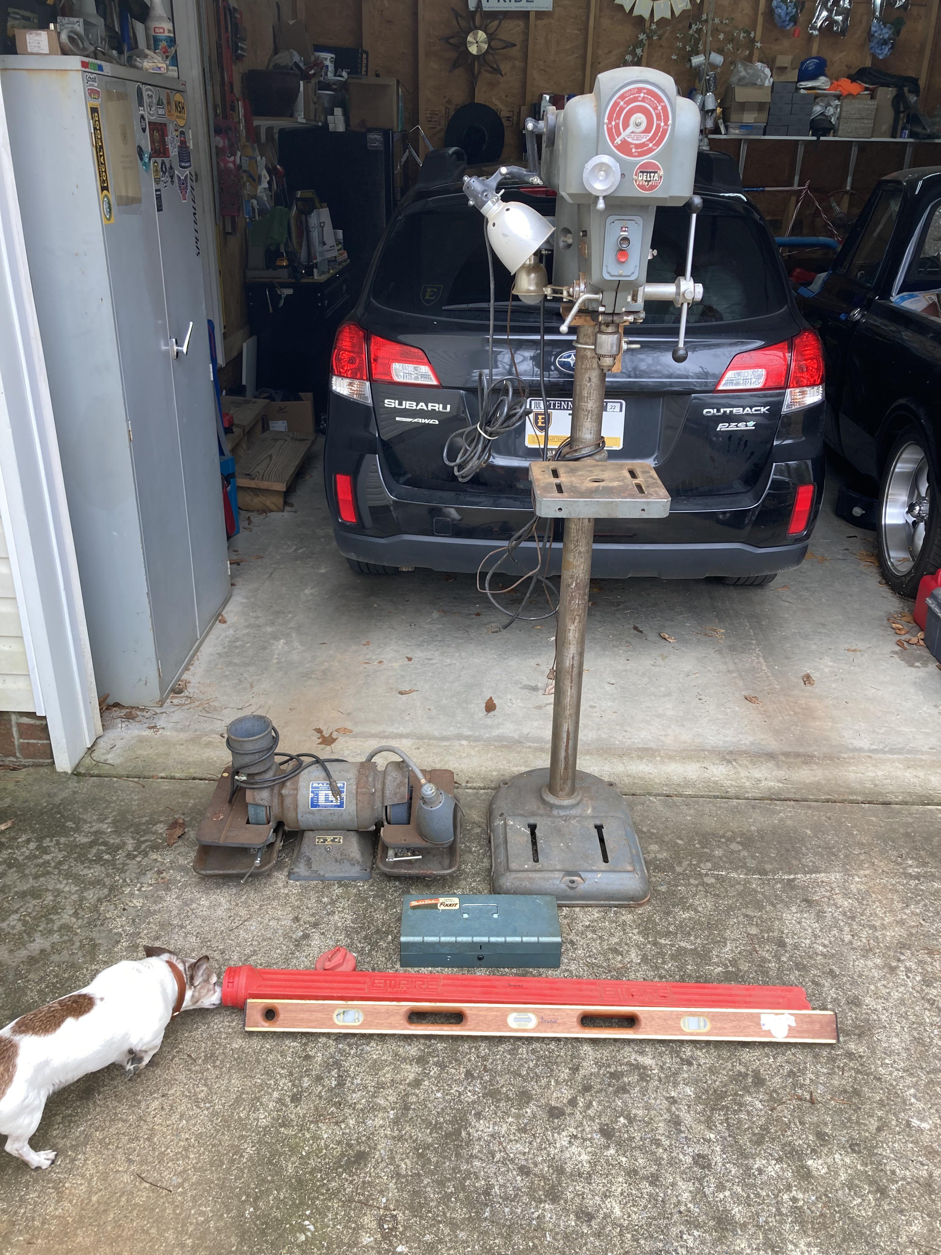 NTD answered a Craigslist ad about this 1962 delta drill press and