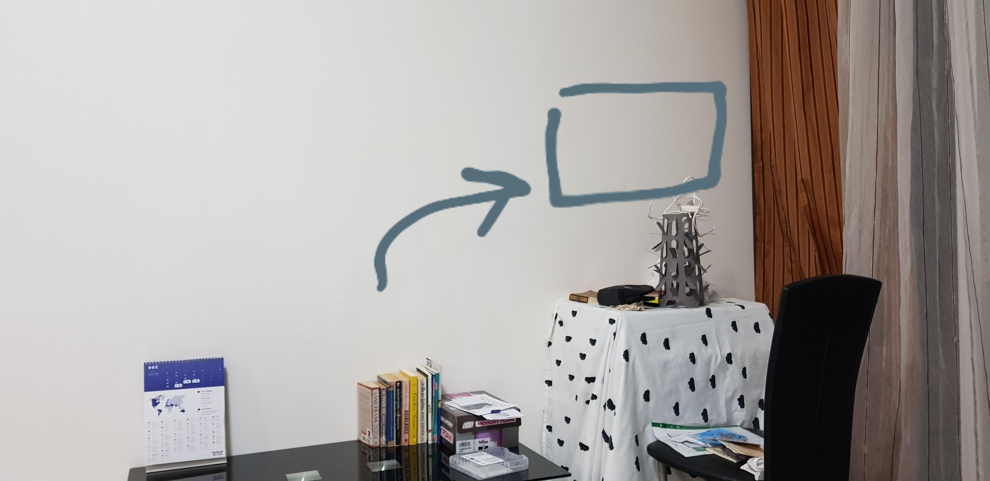 What to put on the wall for cute sticky notes, and stickers