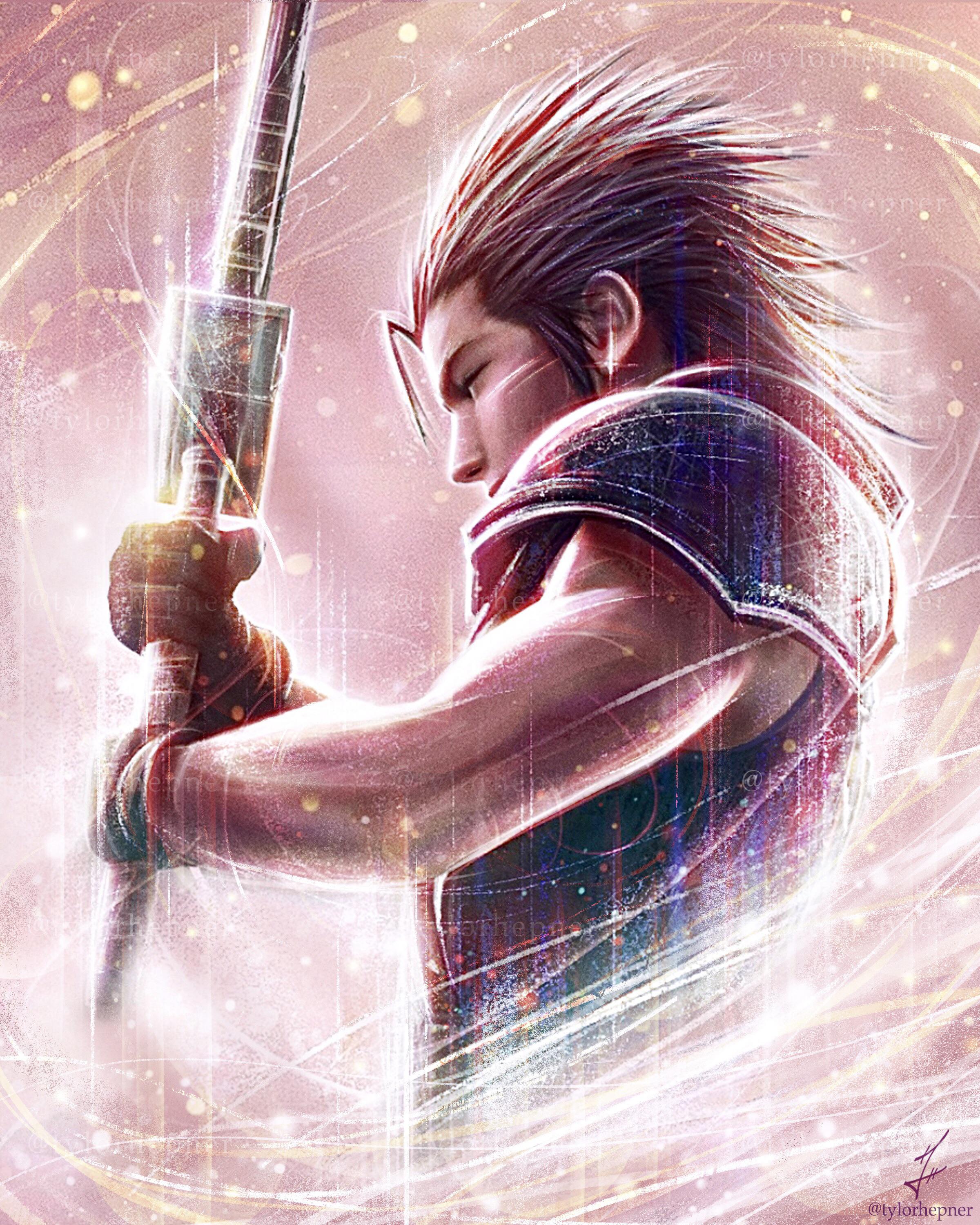 Zack Painting To celebrate FFVII 25th Anniversary News r/FinalFantasy