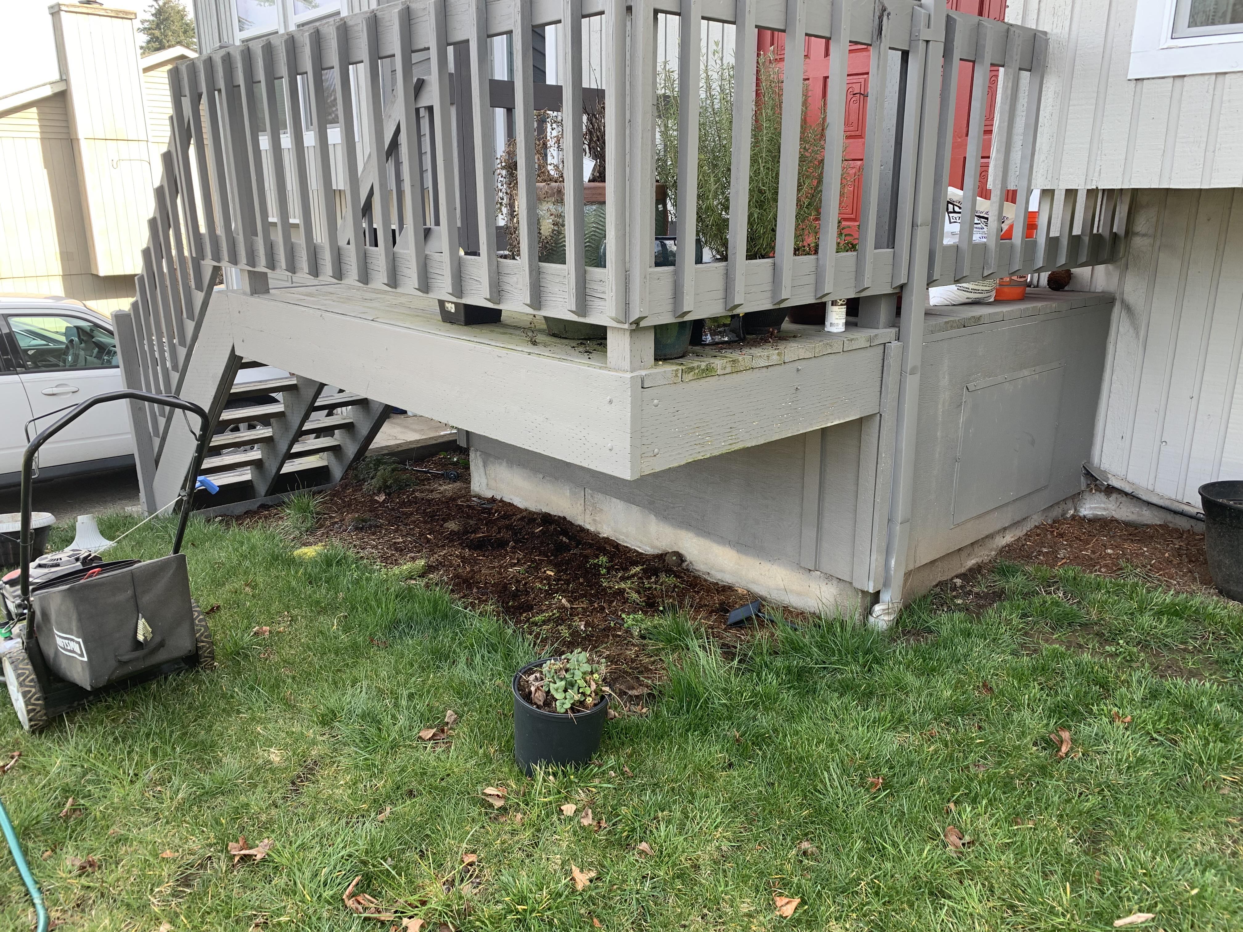 Portland, OR Ideas for under the front porch? r/gardening