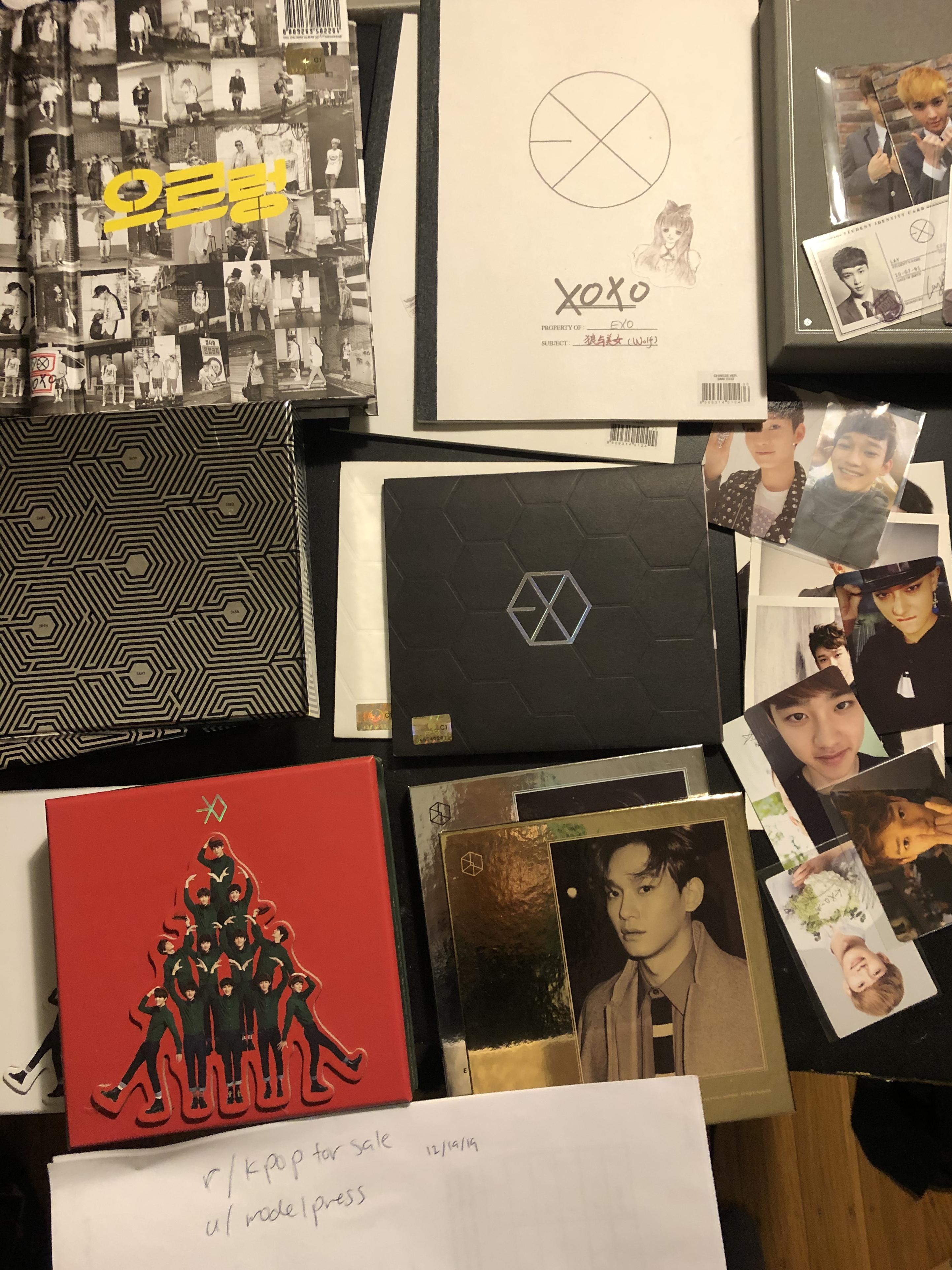 [WTS] [USA] Massive EXO album lot! r/kpopforsale