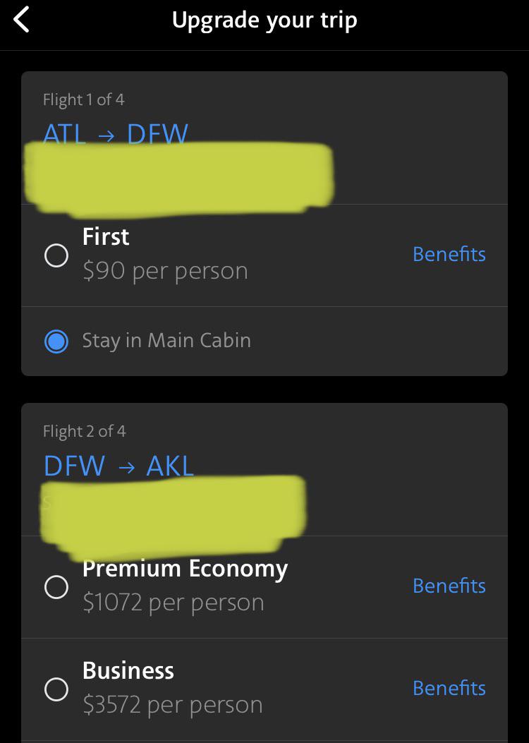 90 upgrade on a 2 hour flight. Is it worth it? r/americanairlines