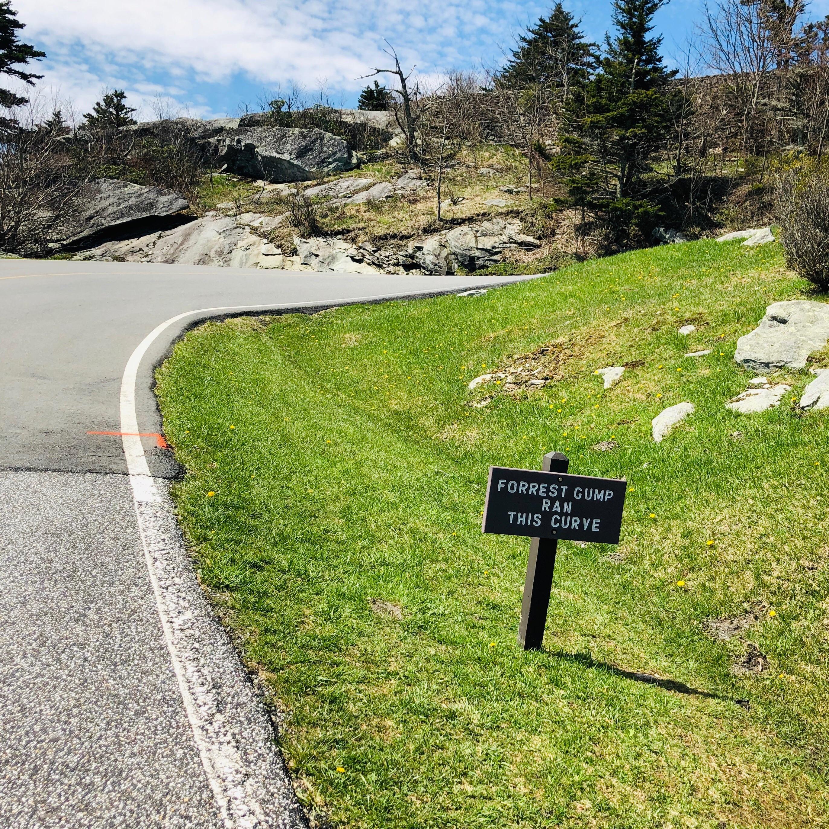 I went to a curve were Forrest Gump ran in the movie. Taken at