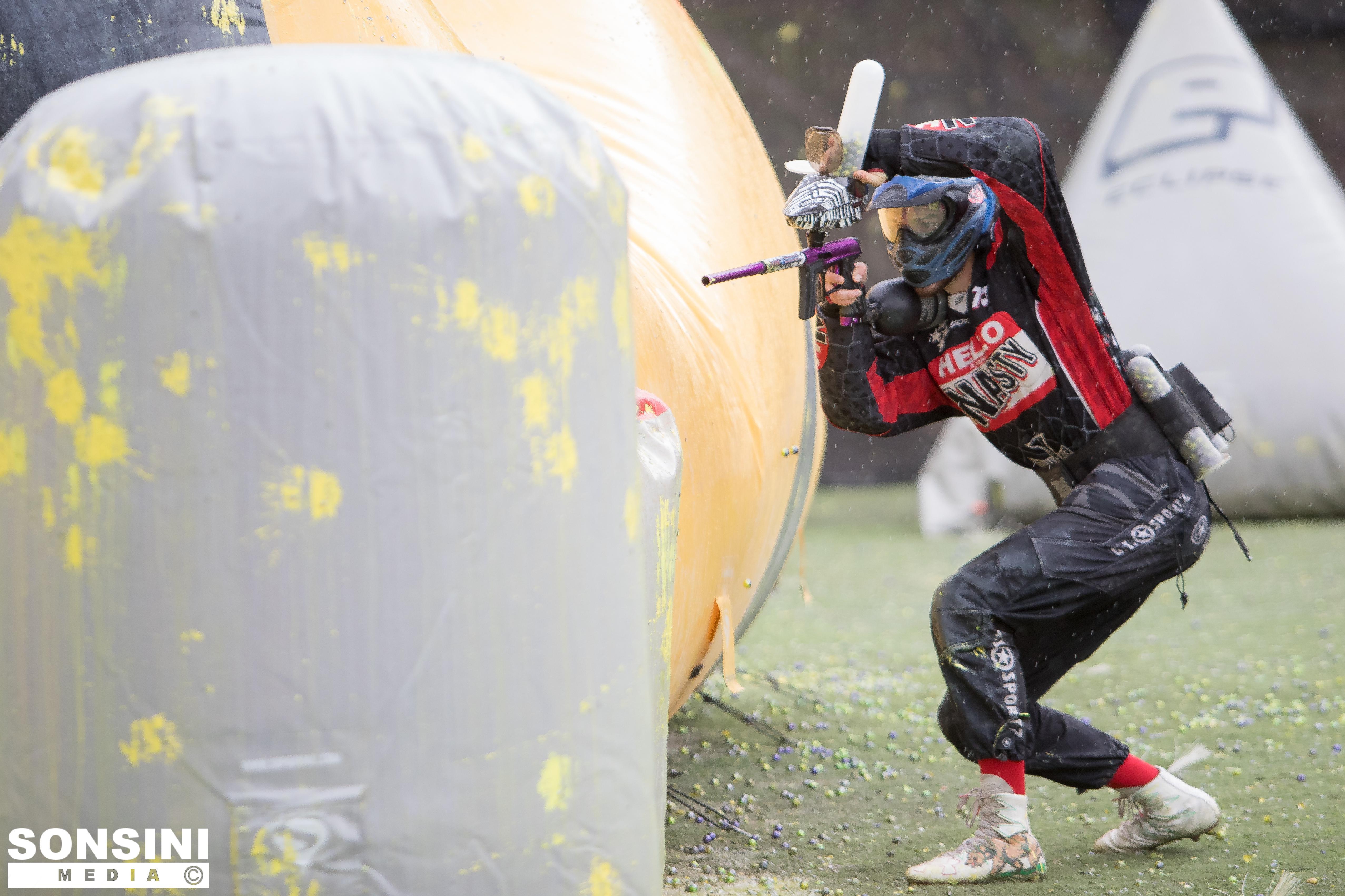 Flashback to a Foxball 2017 event in the rain r/paintball