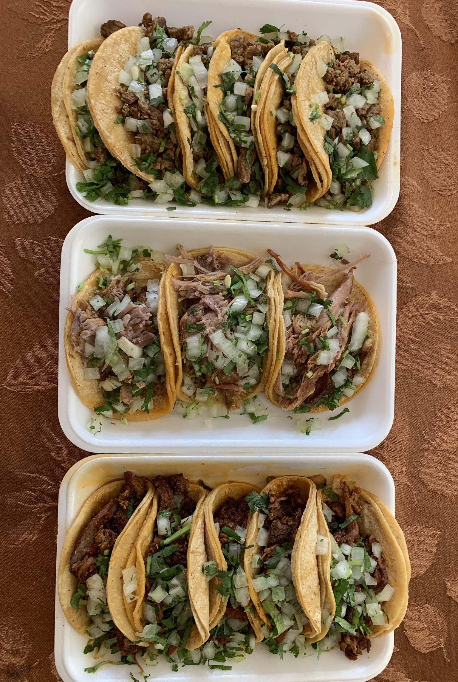 [I ate] Carne Asada, Carnitas, Al Pastor Street Tacos r/food