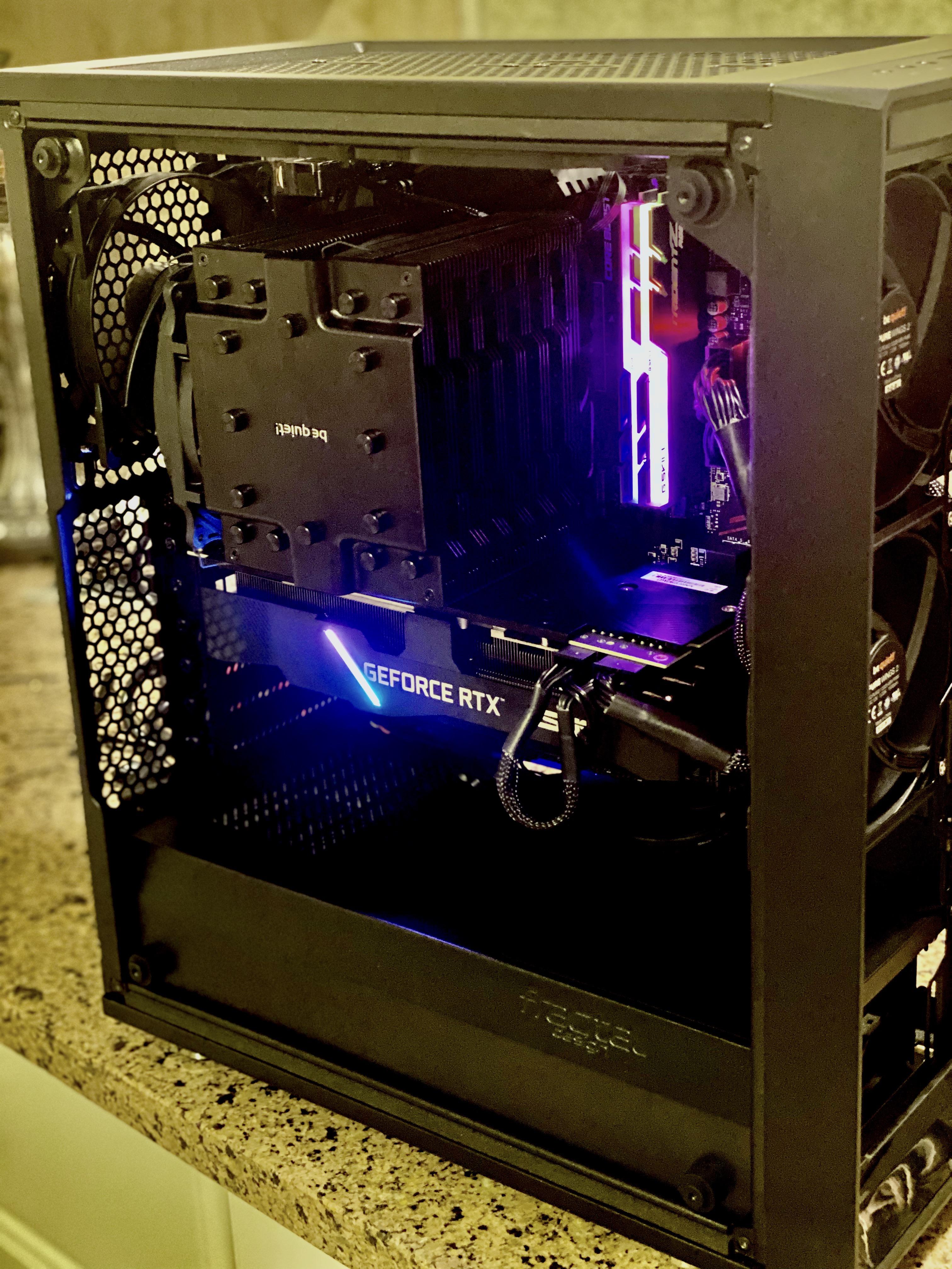 My first gaming pc I built myself a week and a half ago. I’m proud, yet