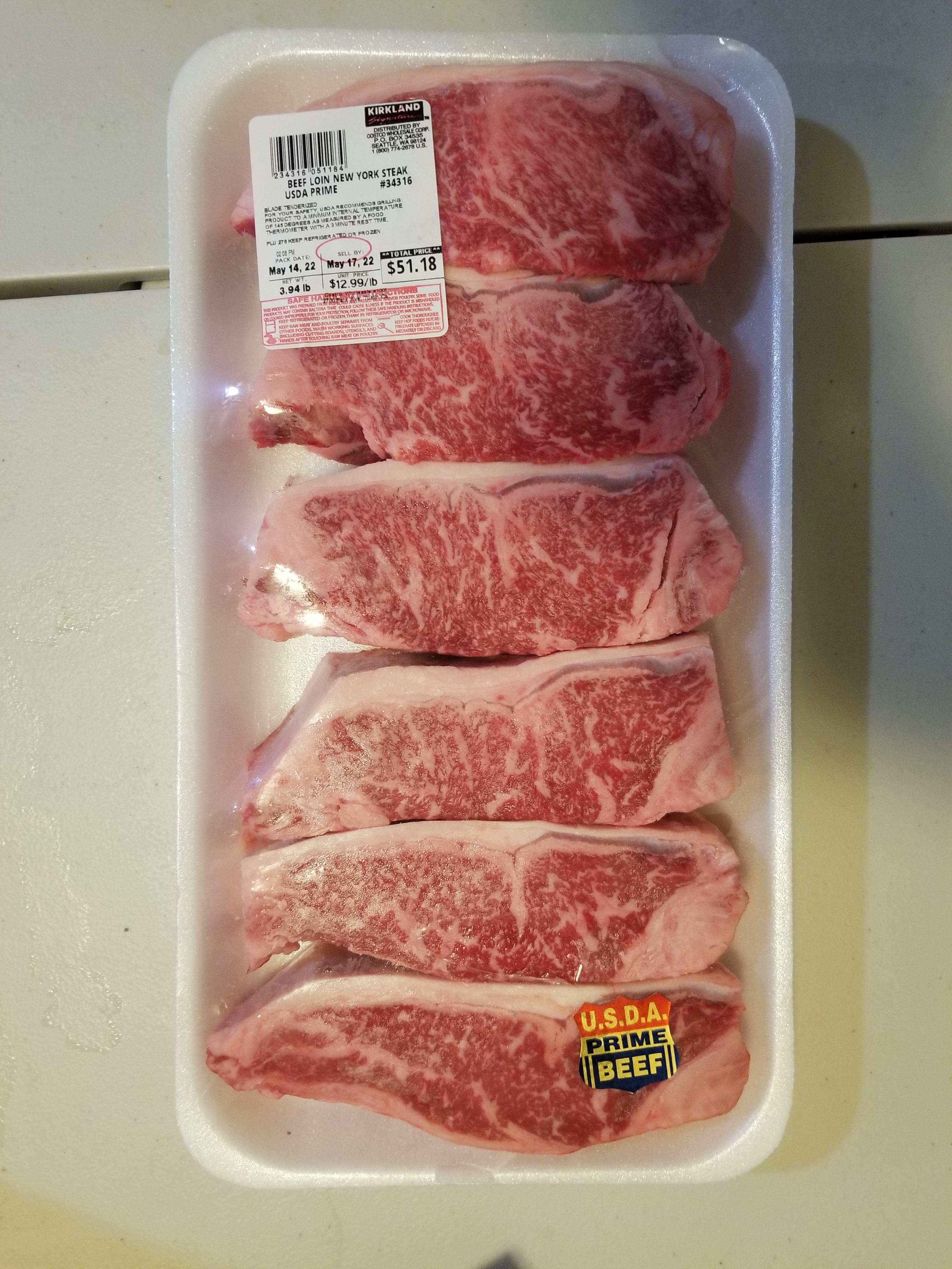 Costco always delivers steak