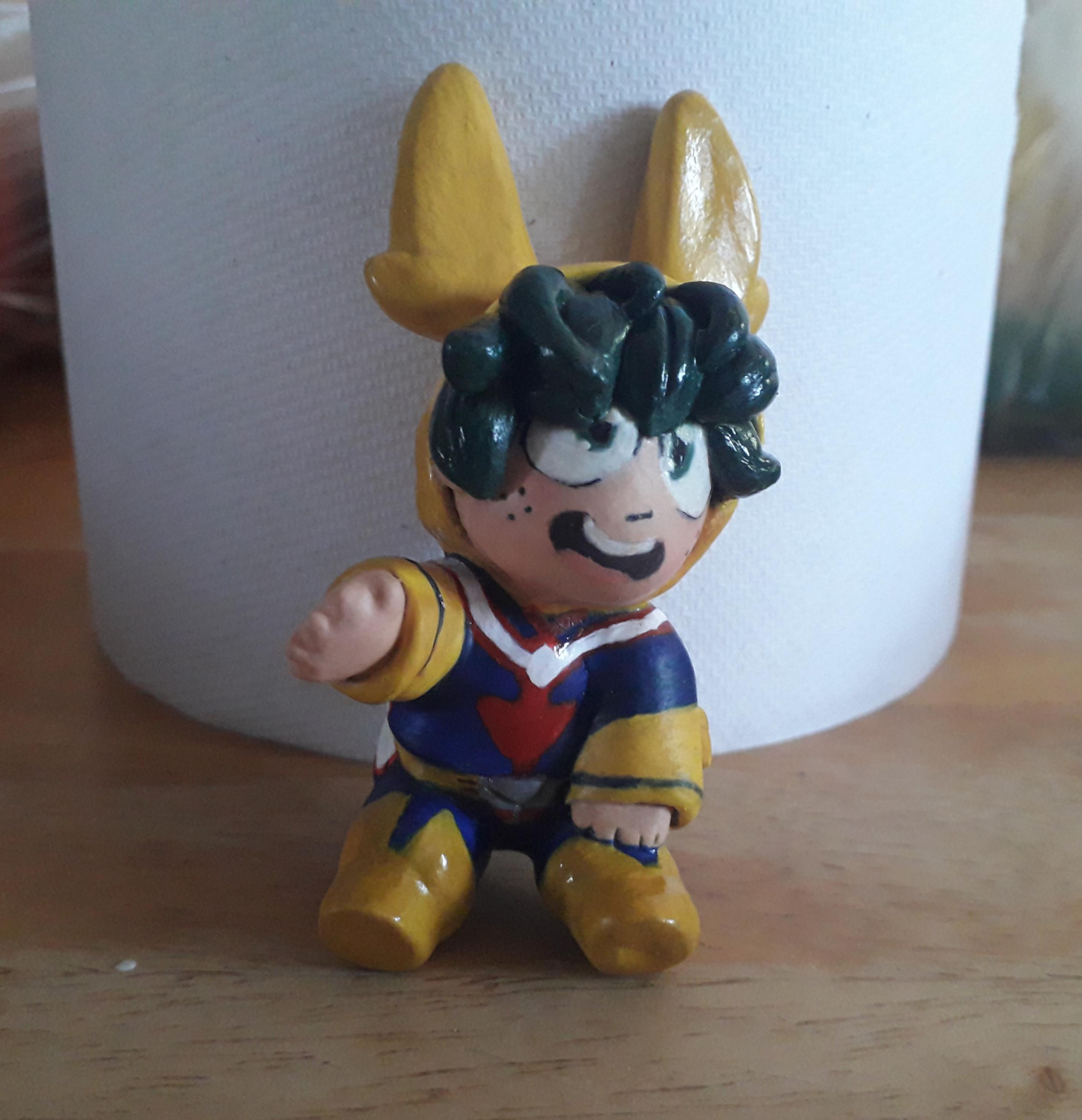 I made a tiny Deku in his All Might onesie! BokuNoHeroAcademia