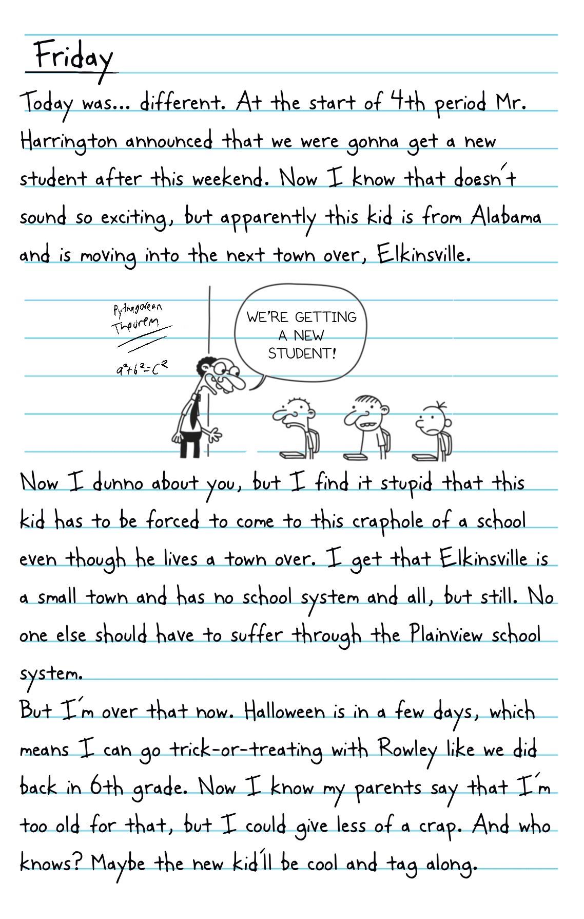 Diary of a Wimpy Kid Paranormal Plainview (Page 1) LodedDiper