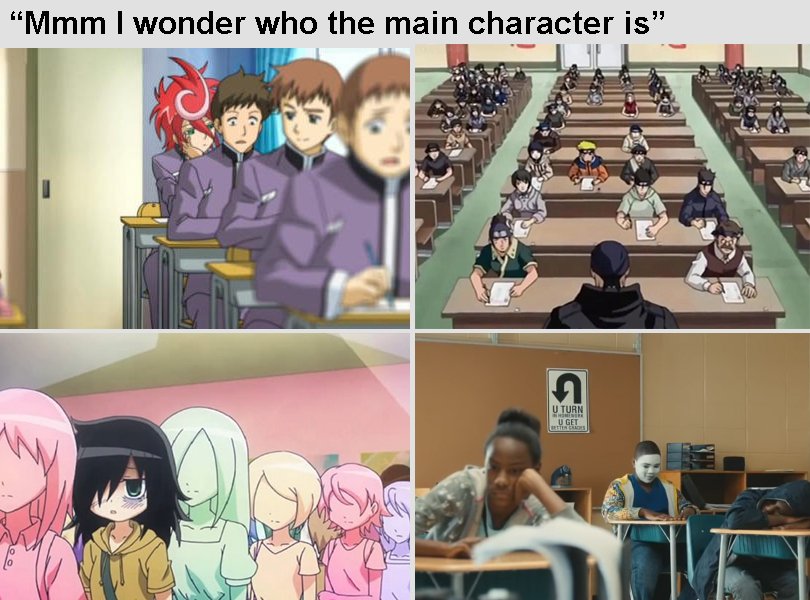 Main Characters... Animemes