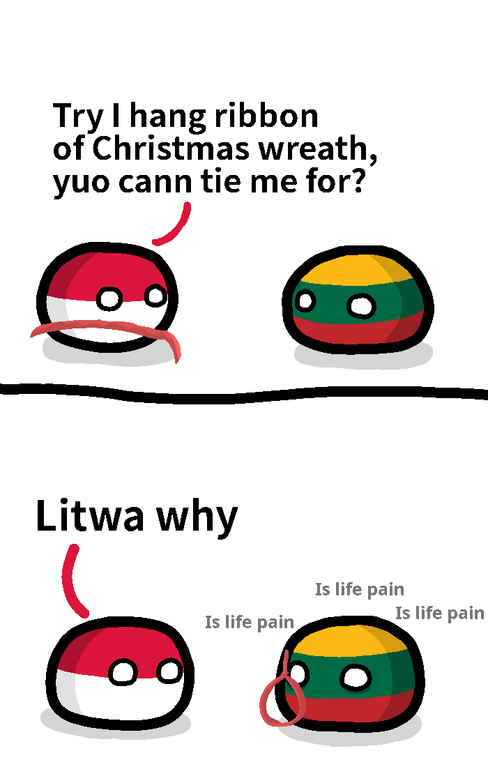 Tie a ribbon r/polandball