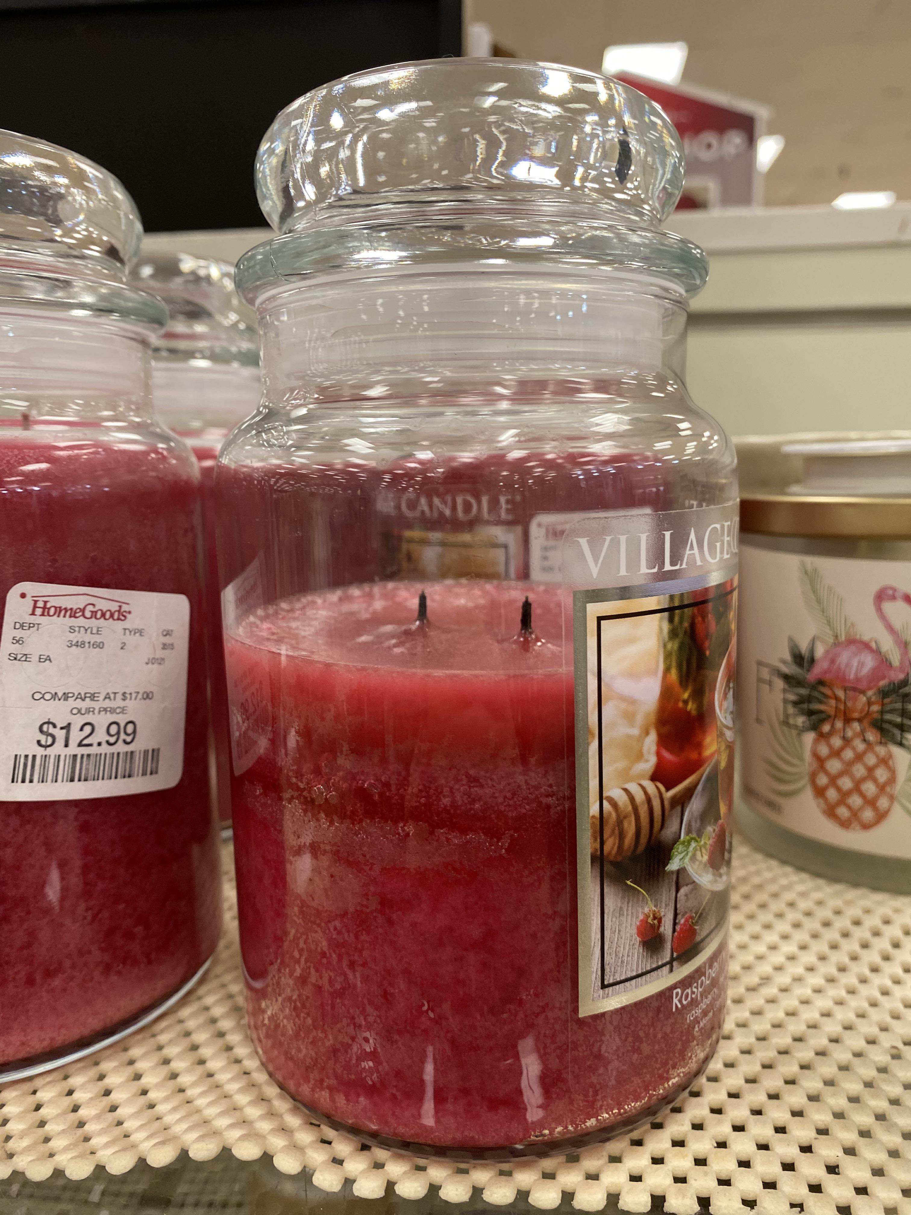 Someone in HomeGoods successfully returned their used candle r