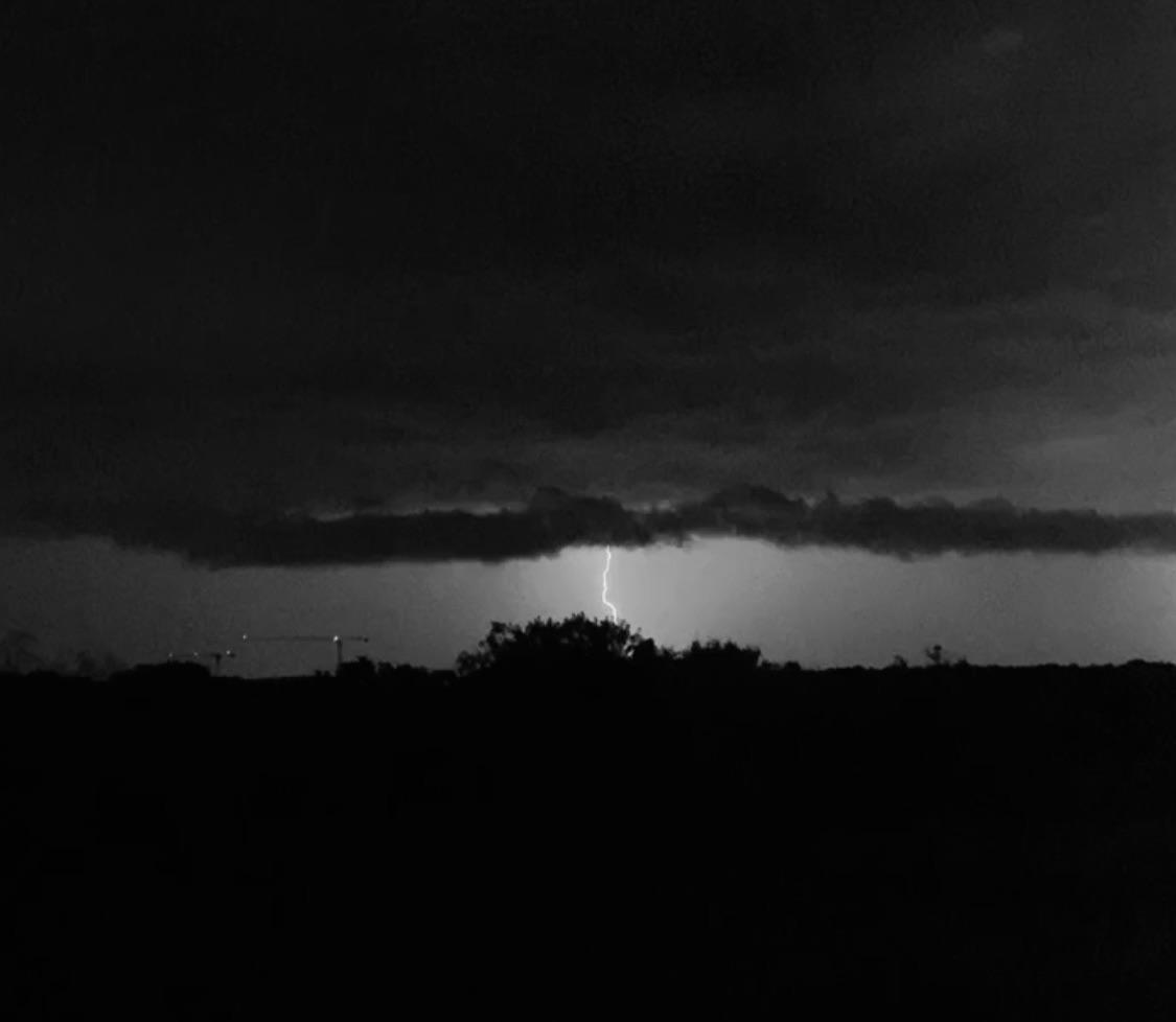 Lightning tonight taken by iPhone r/Austin