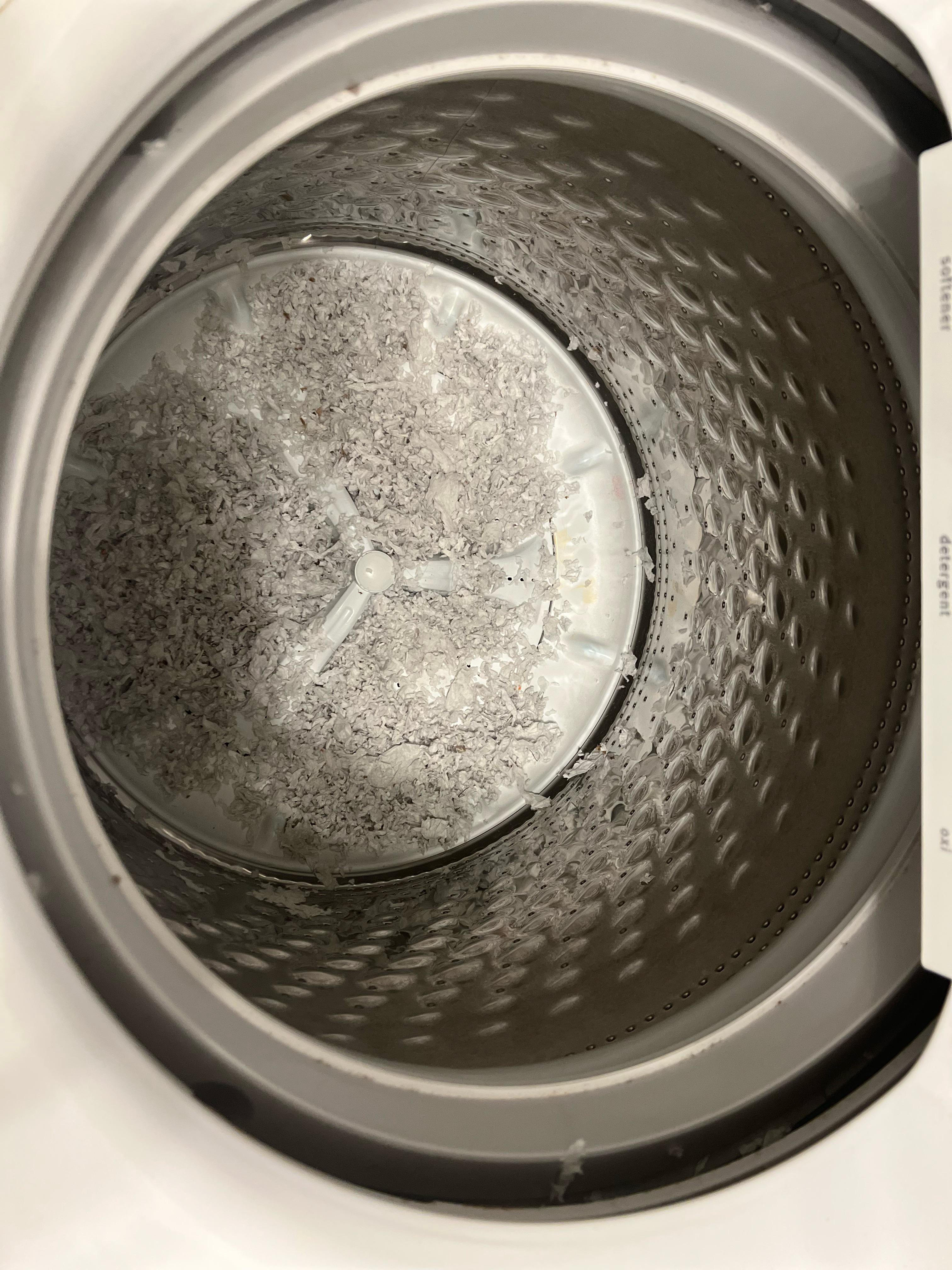 Here’s what’s left when clothes are taken out after you accidentally