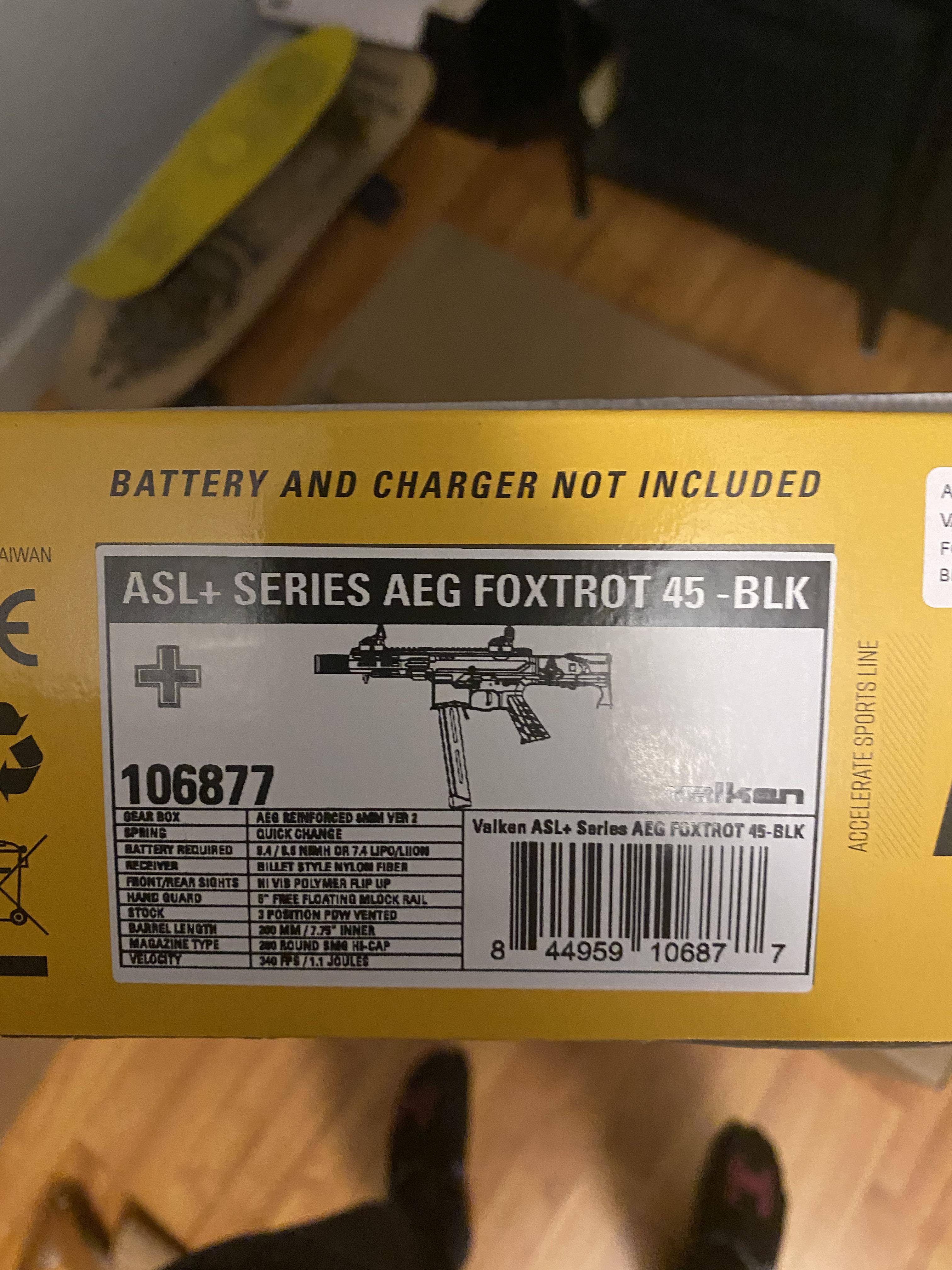 Bought my first airsoft gun today. The store didnt have a battery that