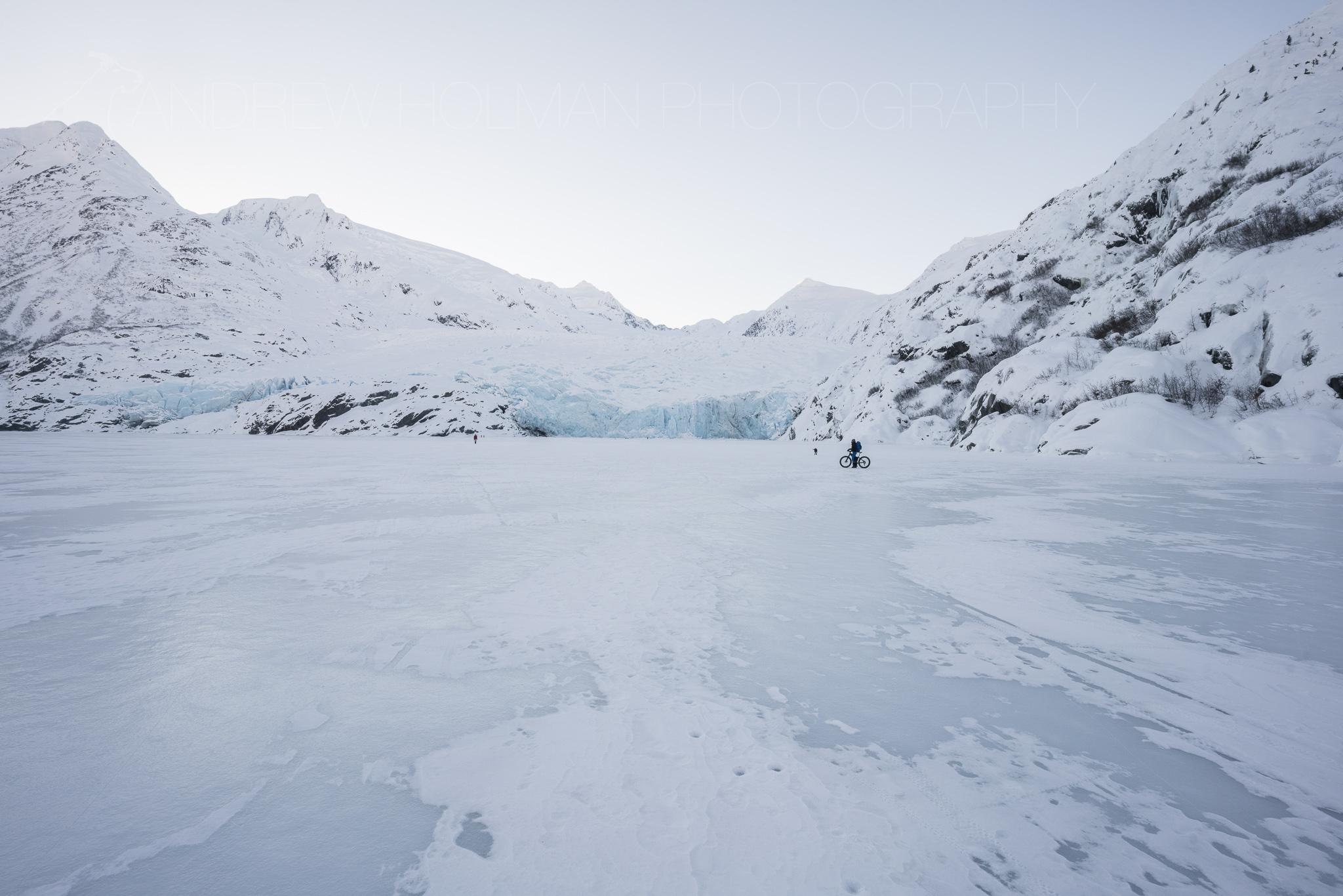 Fat Biking to the Portage Glacier in Portage, Alaska (A7RII, Batis 18mm