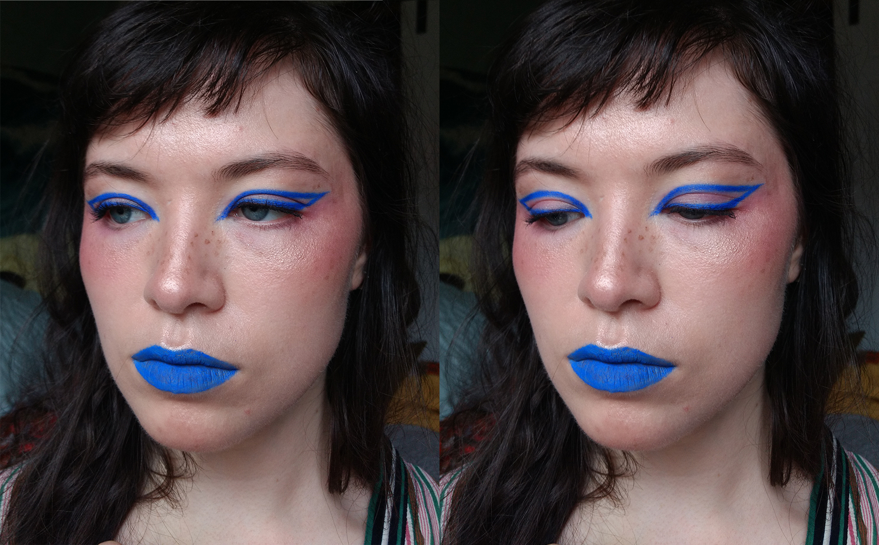 monochromatic cobalt blue r/MakeupLounge