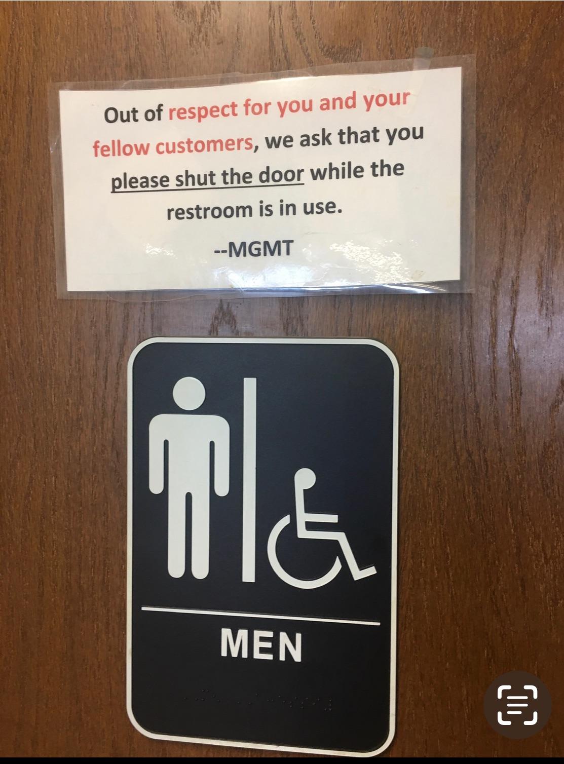 In a restaurant/gas station in Elmore City, Oklahoma. r/funnysigns