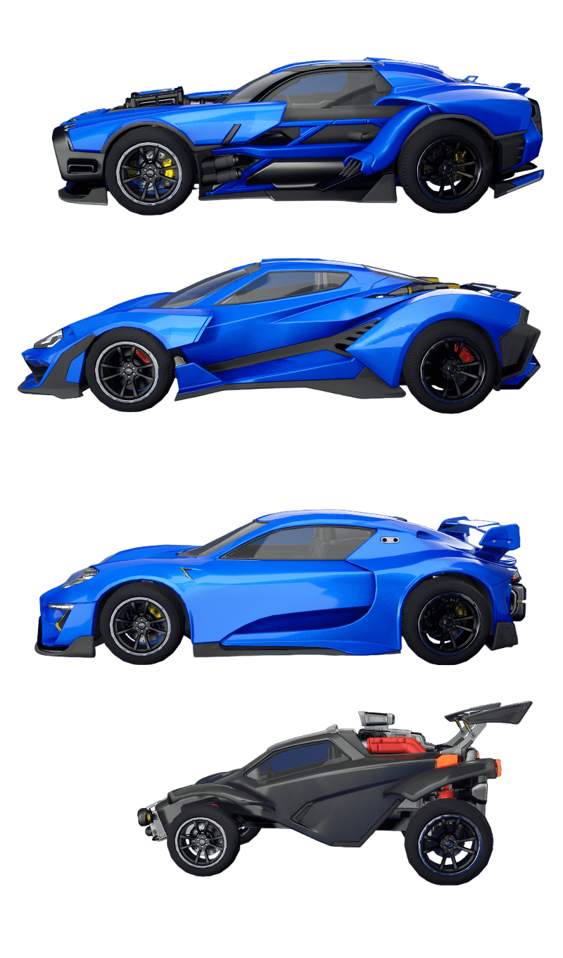 Do Cars have different hitboxes and handling r/RocketRacing