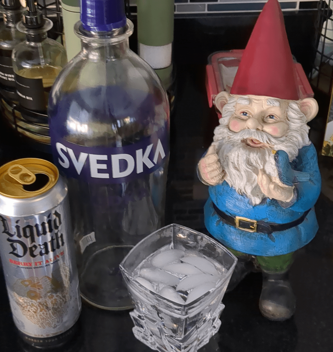 Liquid Death makes for a great mixer.... r/drunk