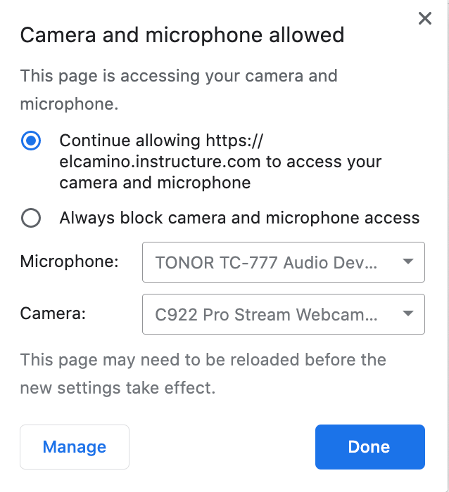 Chrome not changing camera to my virtual camera (mmhmm) r/chrome