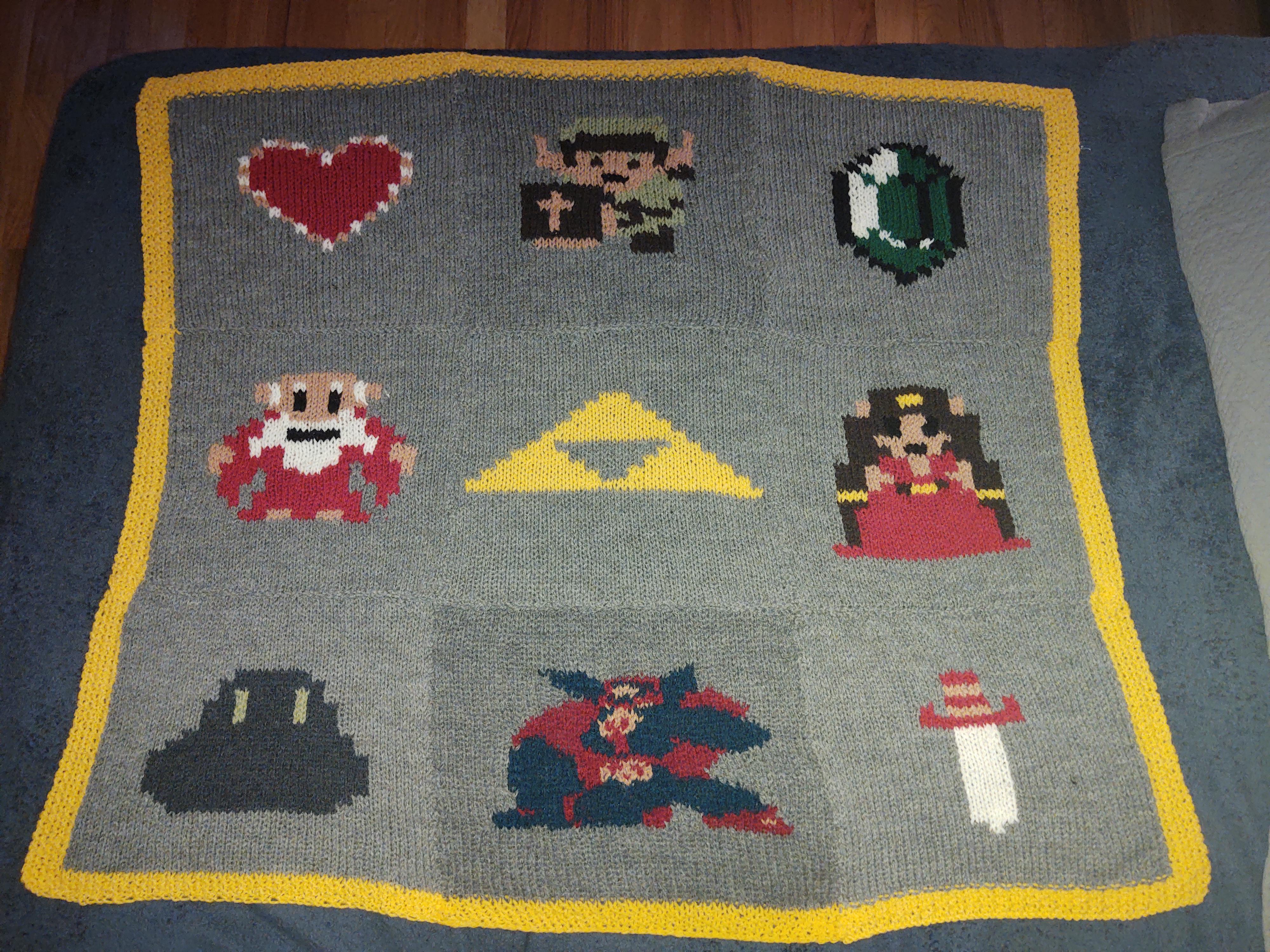 Zelda baby blanket for my nephew r/NintendoStitch