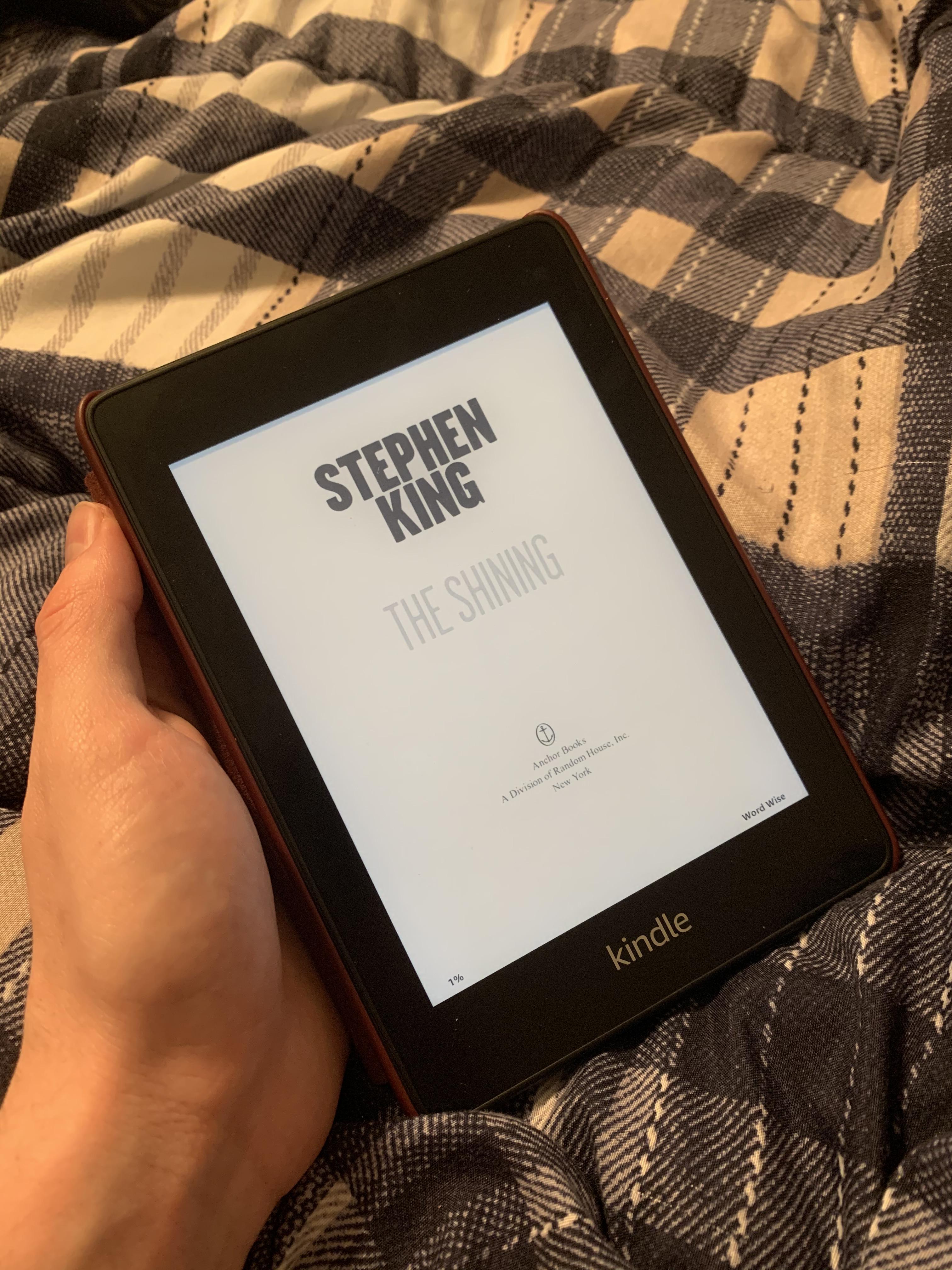 Just received my first ever Kindle a few days ago, already read a book