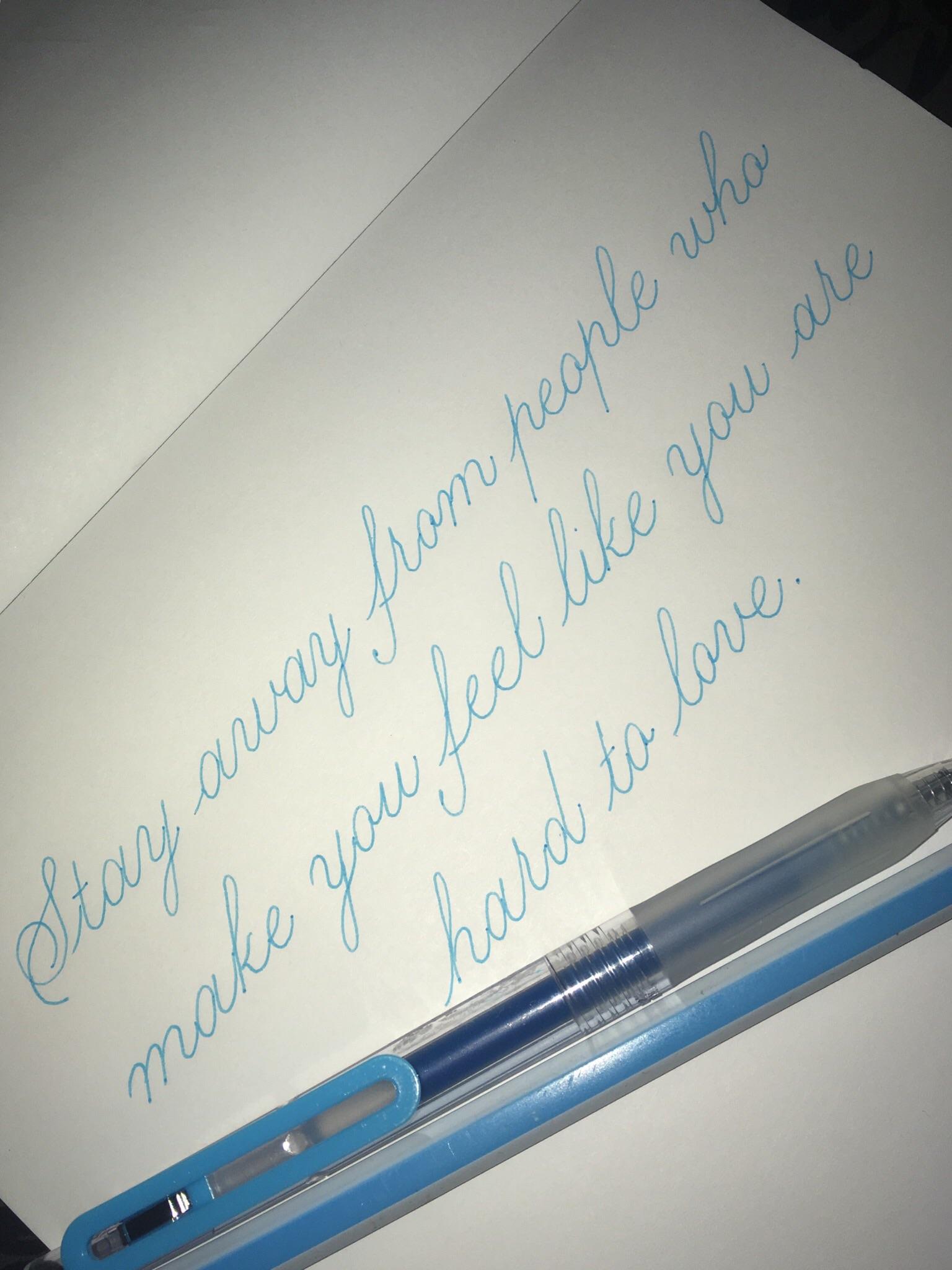 How To Write Calligraphy With A Normal Pen Writing is not just a way of presenting thoughts