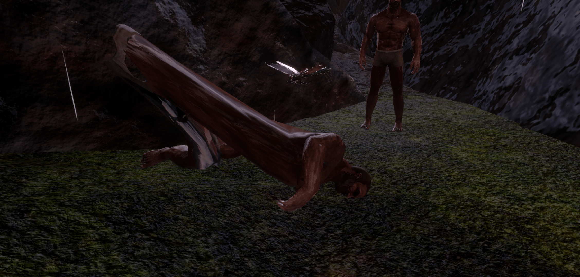 Found my dead body.....stretched ARK