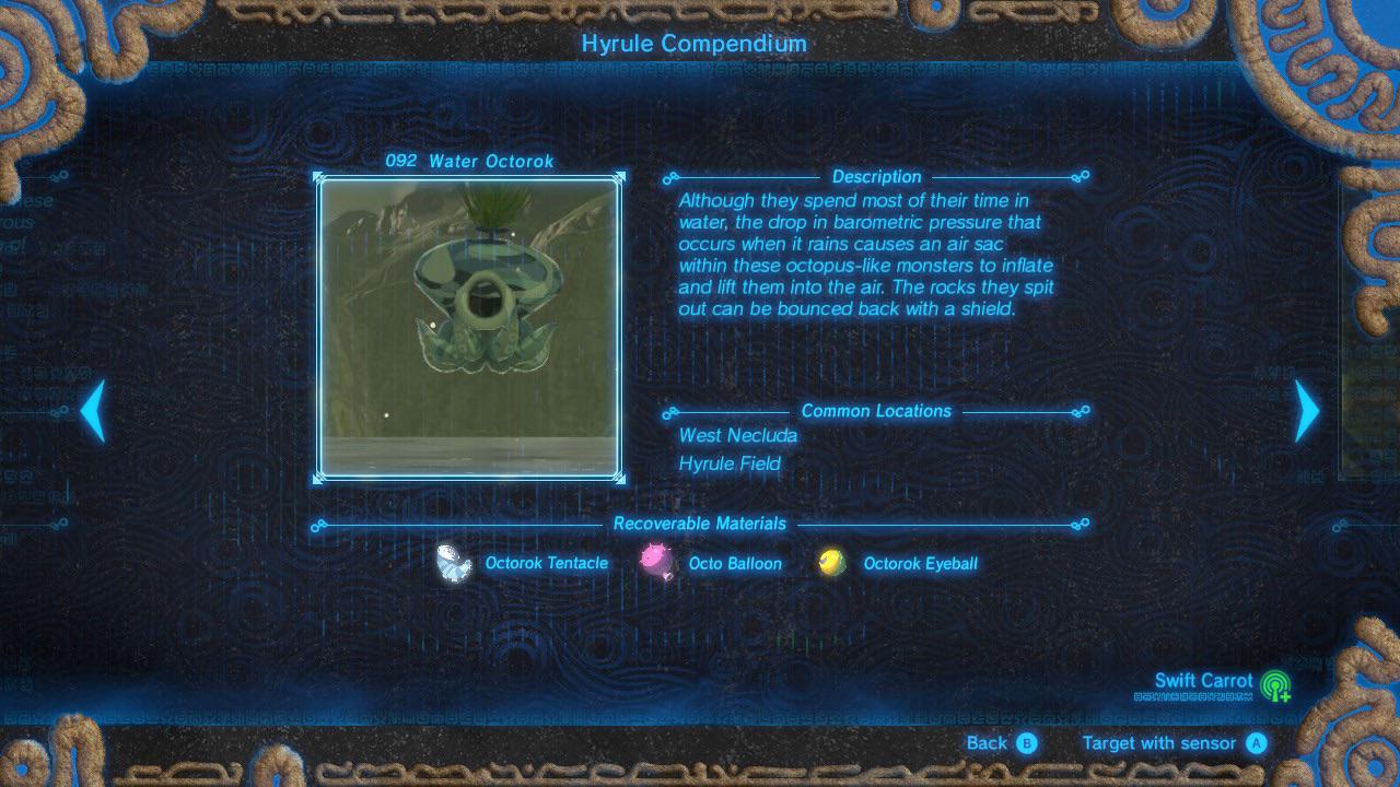 What a lovely picture of an octorok Breath_of_the_Wild
